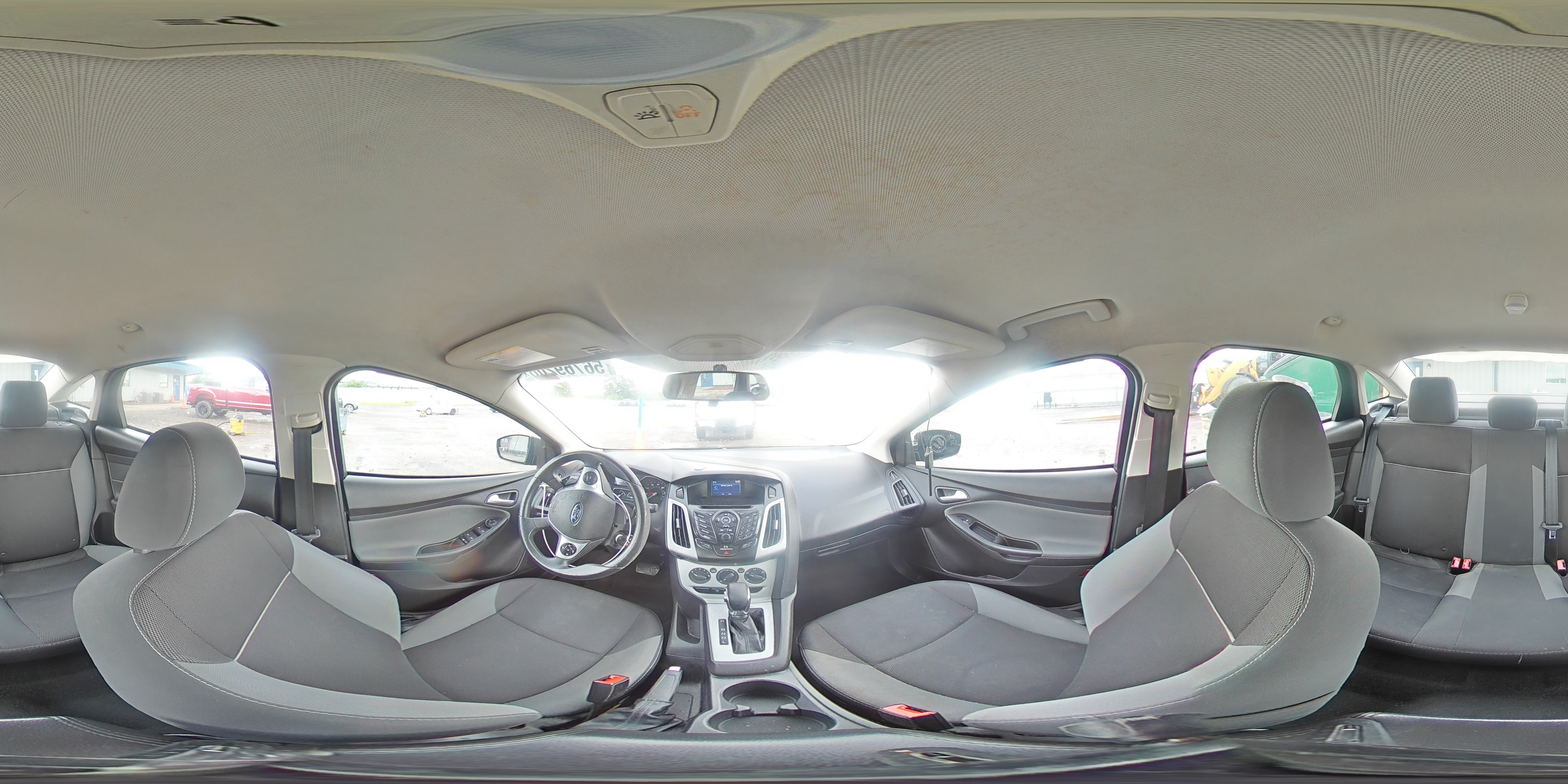2014 Ford Focus Se Gray vin: 1FADP3F22EL393454
