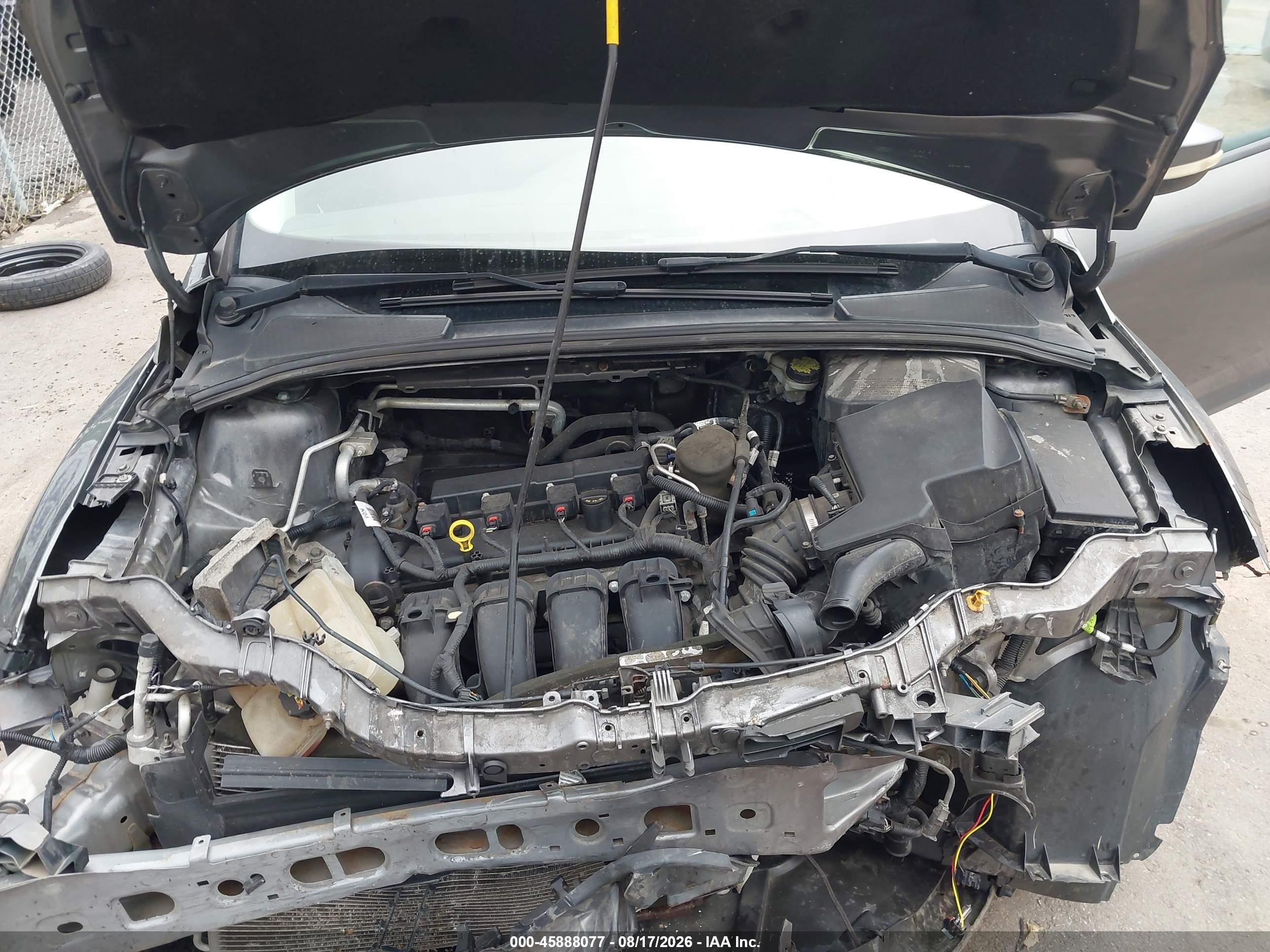 2014 Ford Focus Se Серый vin: 1FADP3F22EL399982