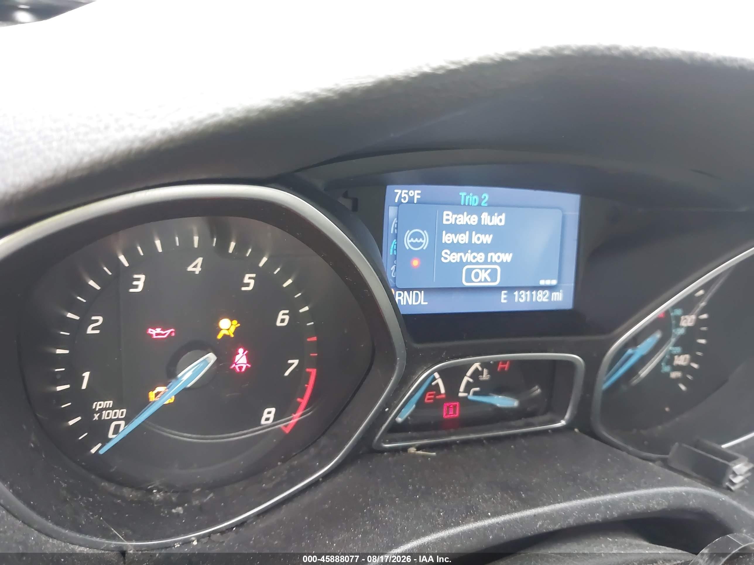 2014 Ford Focus Se Серый vin: 1FADP3F22EL399982