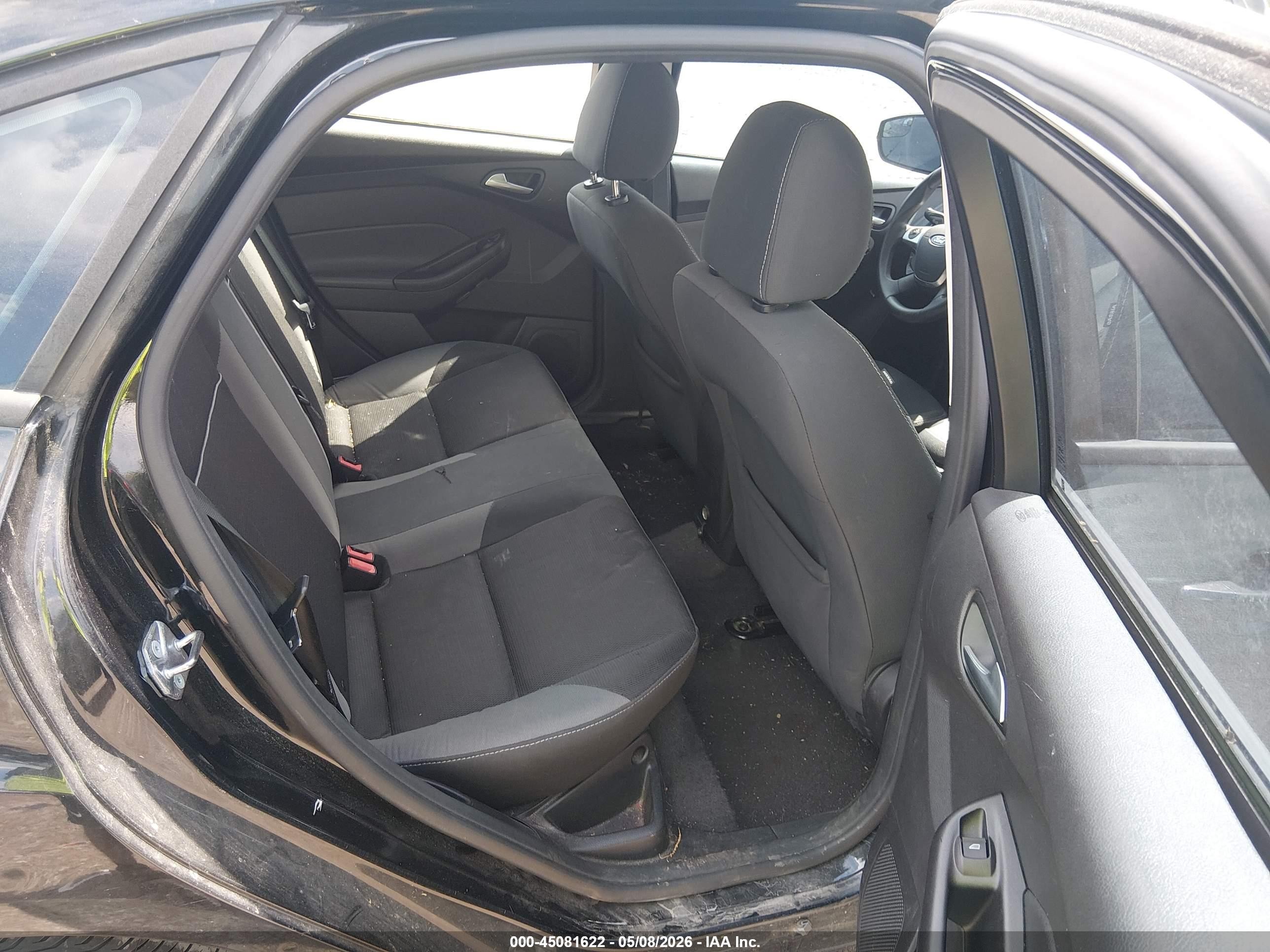 2014 Ford Focus Se Черный vin: 1FADP3F22EL434908