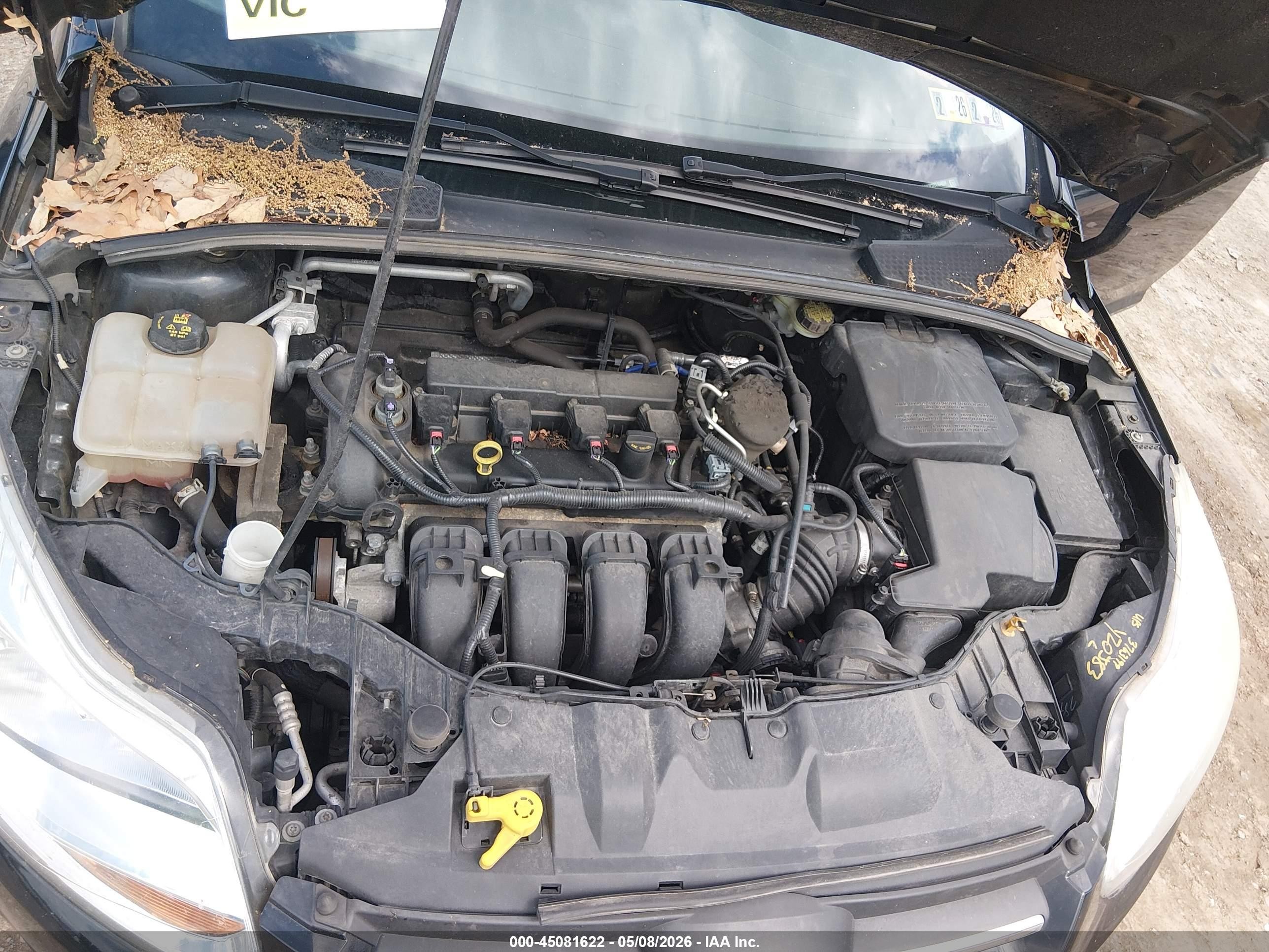 2014 Ford Focus Se Черный vin: 1FADP3F22EL434908