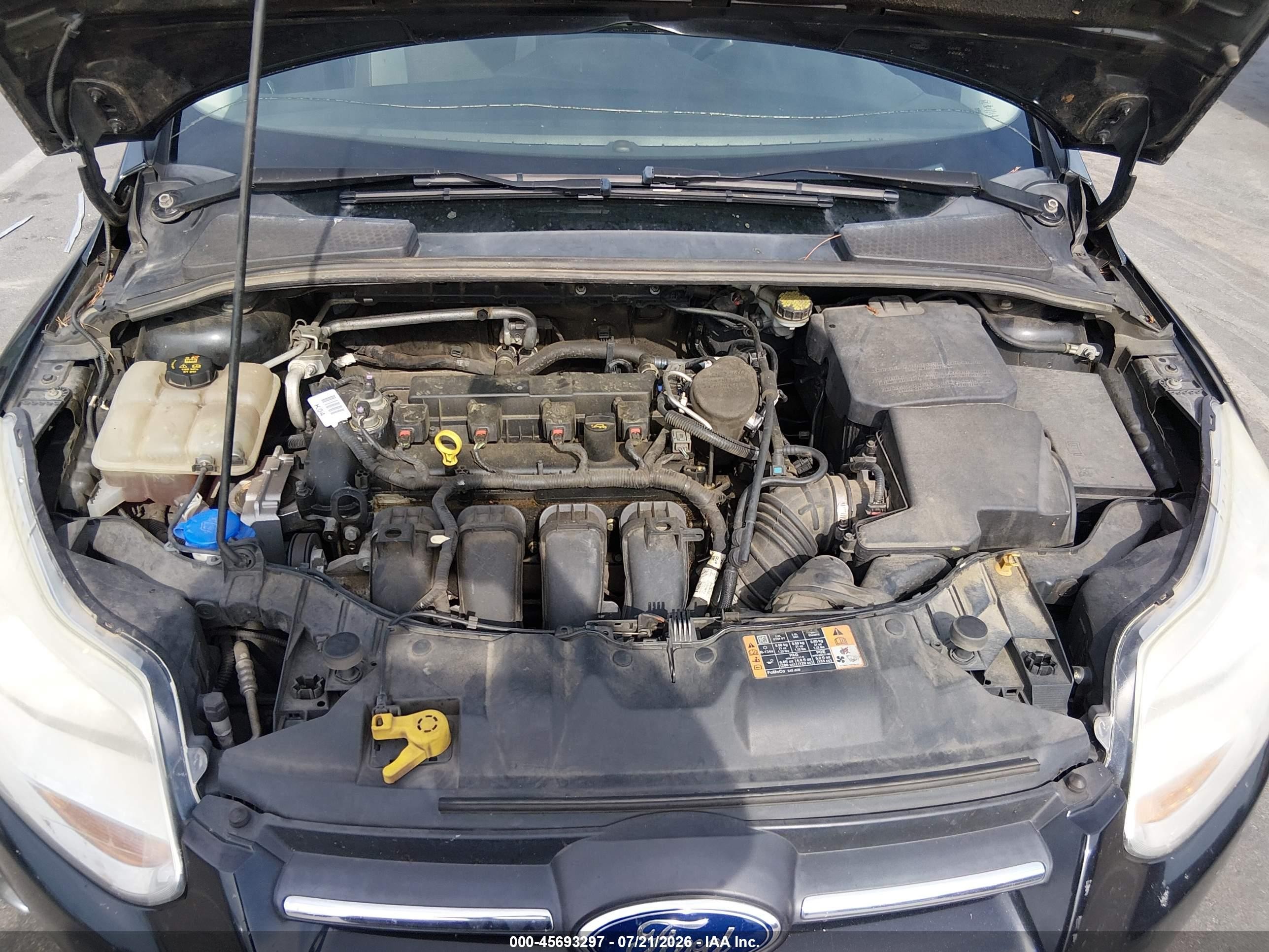 2014 Ford Focus Se Black vin: 1FADP3F22EL435976