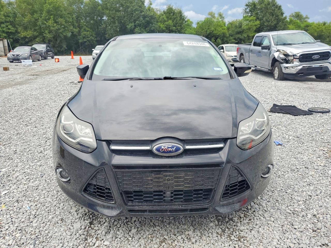 2014 Ford Focus Se Black vin: 1FADP3F22EL447674