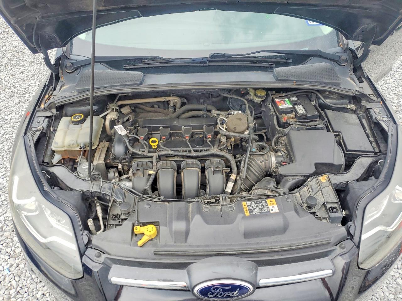 2014 Ford Focus Se Black vin: 1FADP3F22EL447674