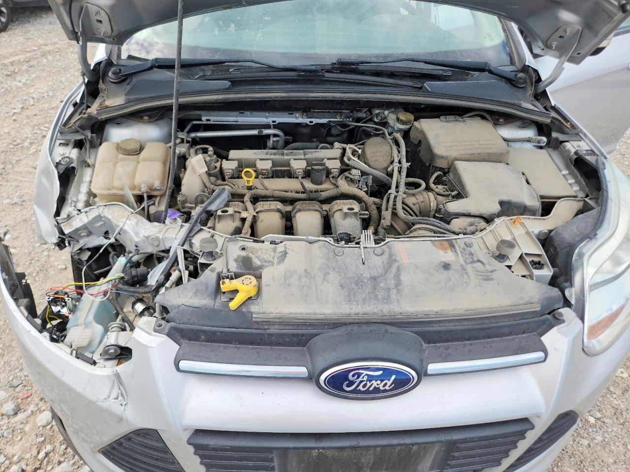 2014 Ford Focus Se Silver vin: 1FADP3F22EL449120
