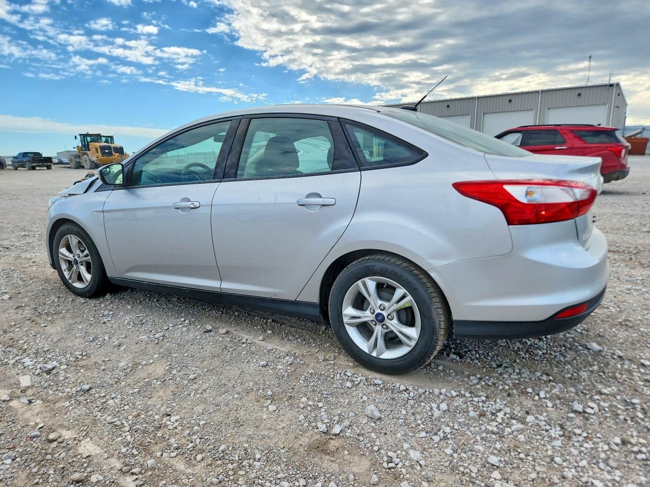2014 Ford Focus Se Silver vin: 1FADP3F22EL449120