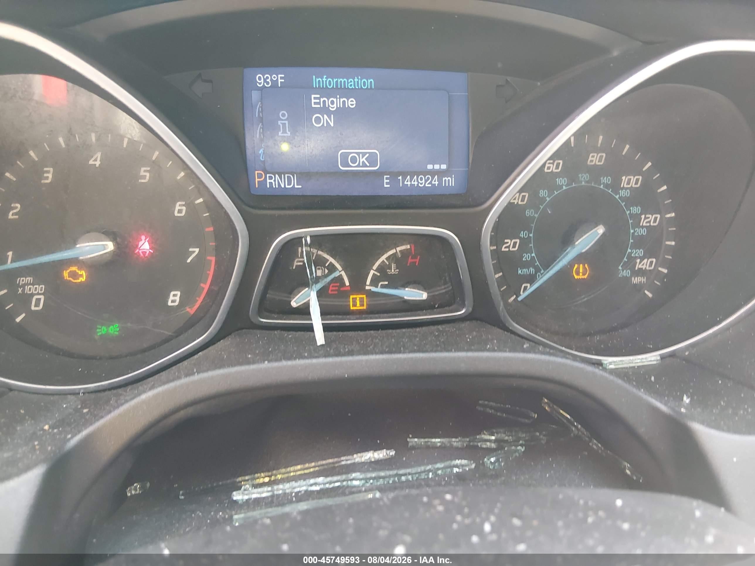 2014 Ford Focus Se Red vin: 1FADP3F22EL450171