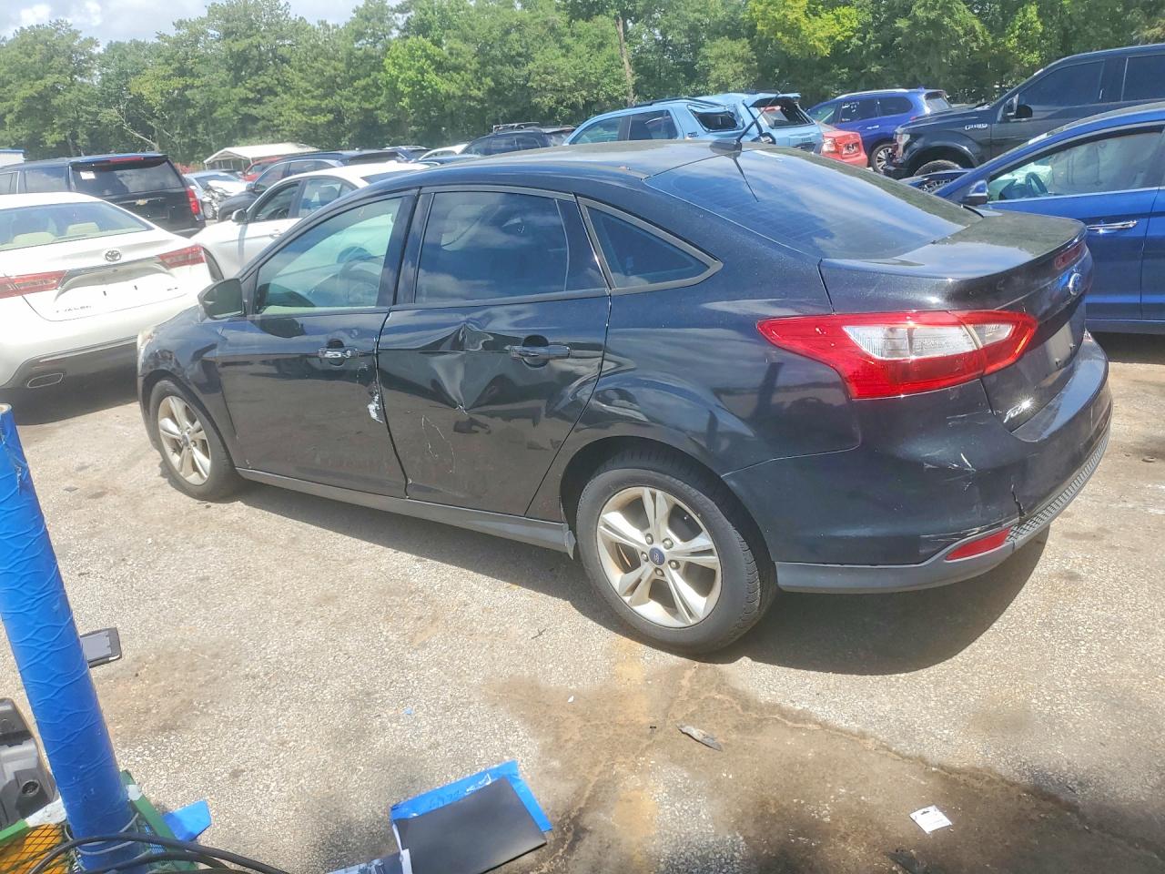 2014 Ford Focus Se Black vin: 1FADP3F22EL452423