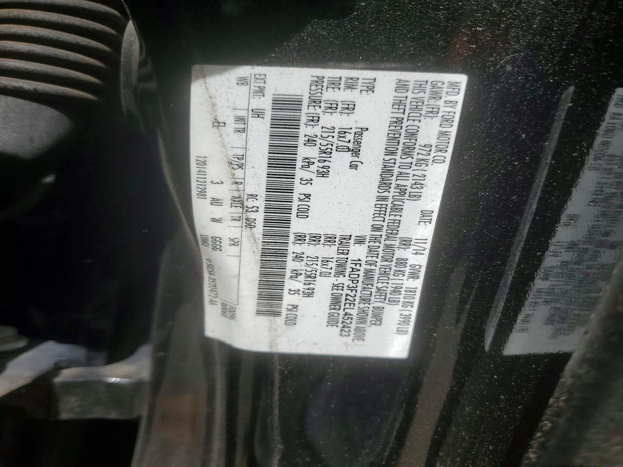 2014 Ford Focus Se Black vin: 1FADP3F22EL452423