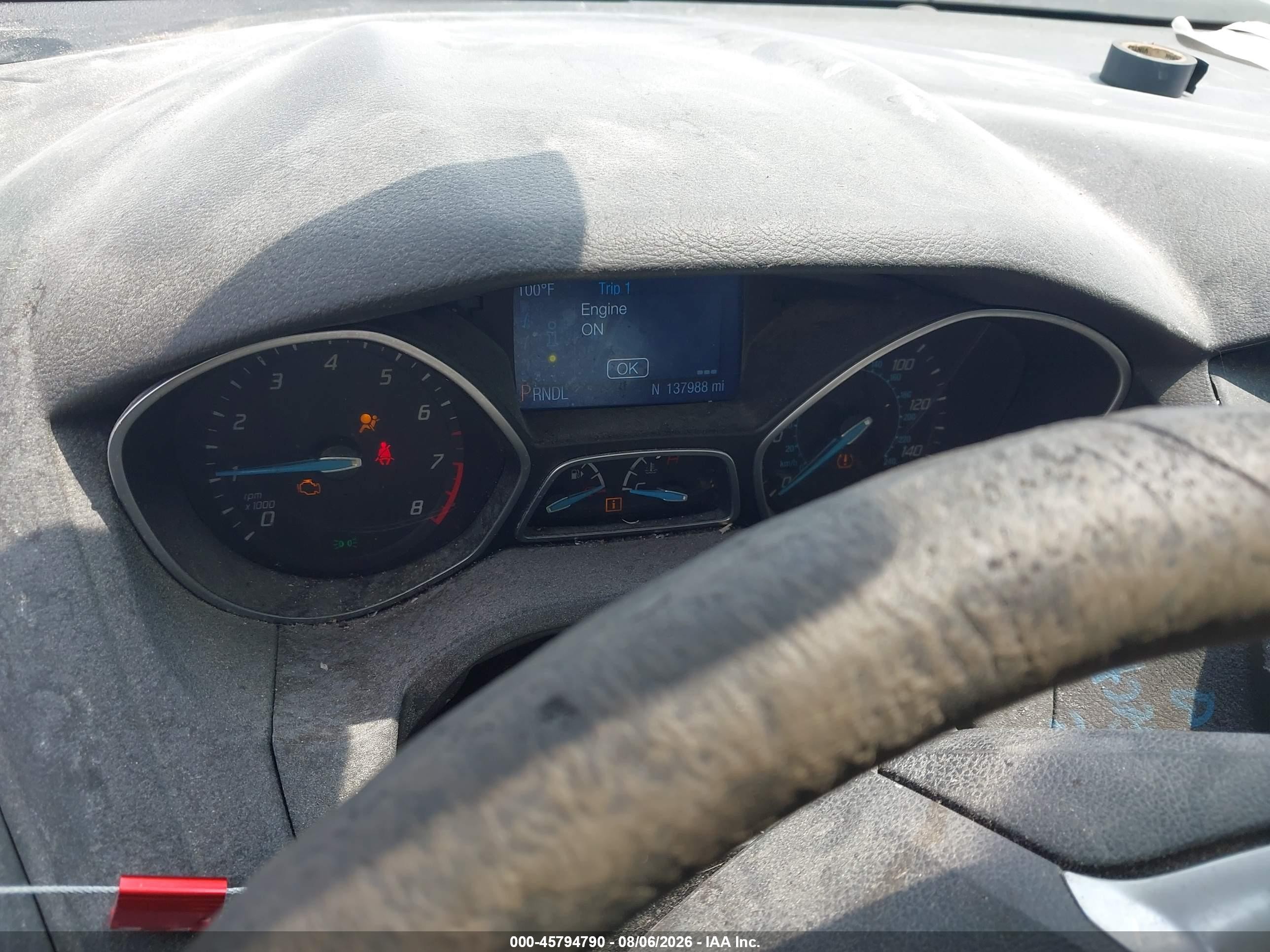 2014 Ford Focus Se White vin: 1FADP3F22EL459436