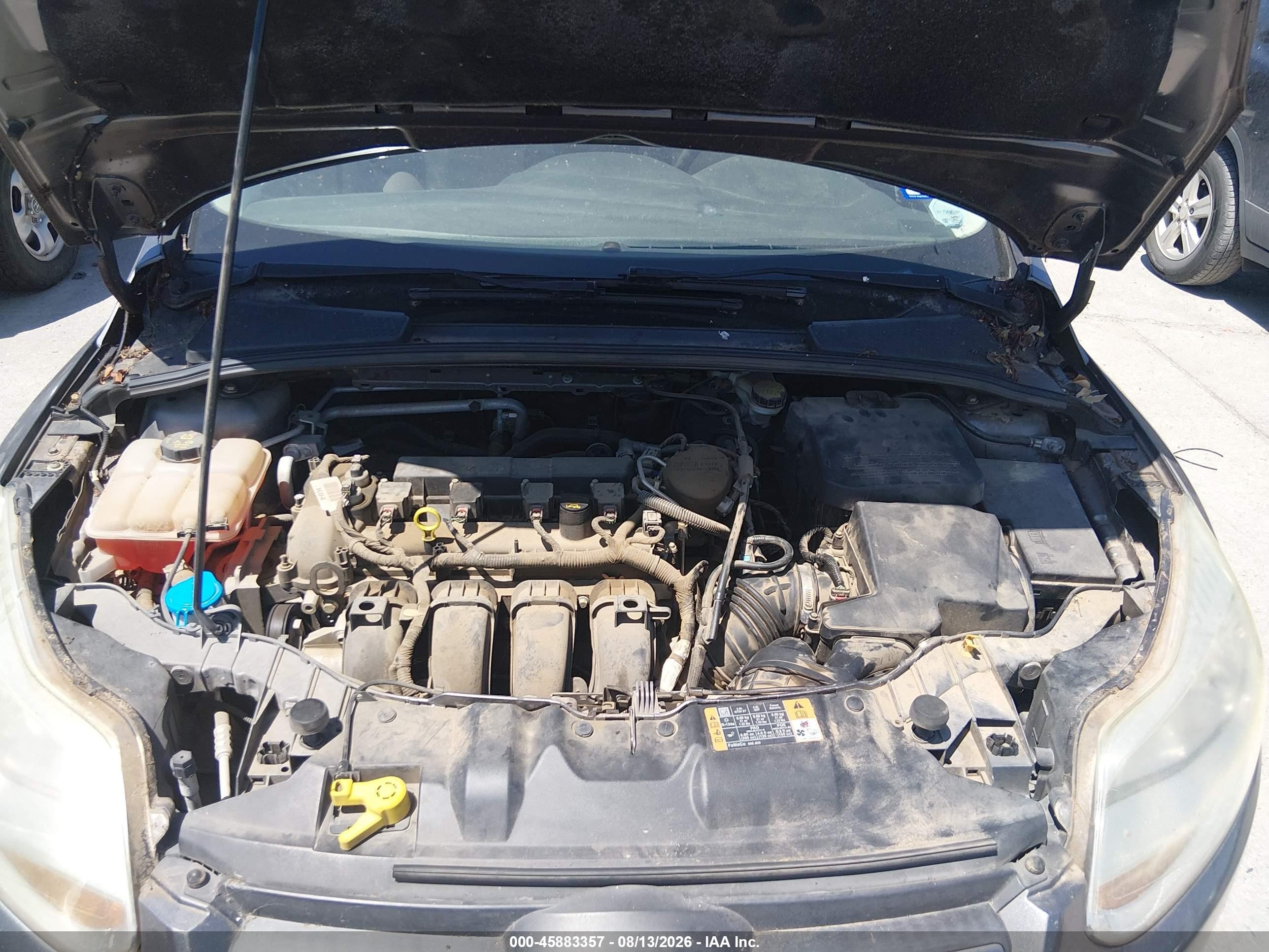 2014 Ford Focus Se Серый vin: 1FADP3F22EL460134