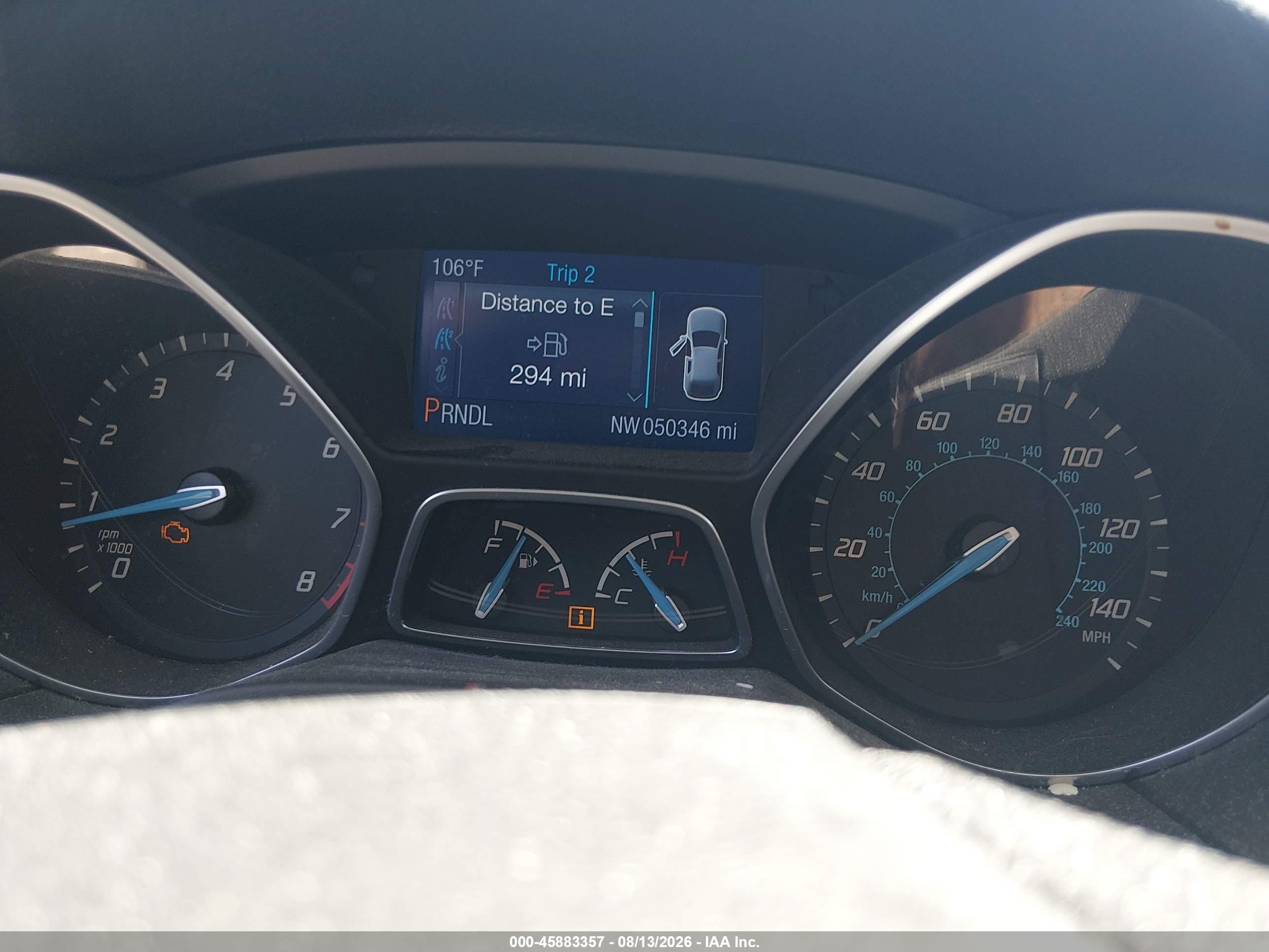 2014 Ford Focus Se Серый vin: 1FADP3F22EL460134