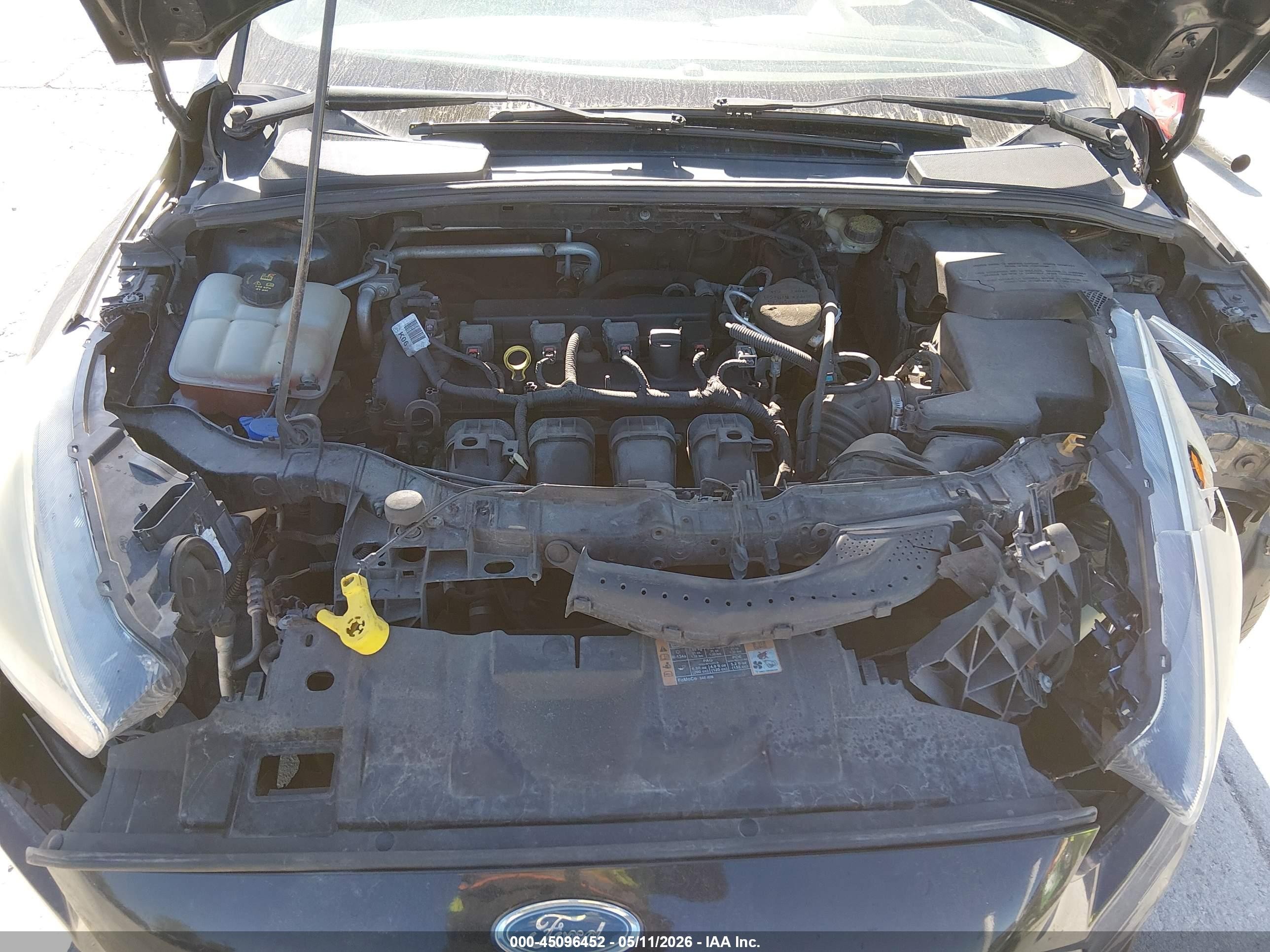 2015 Ford Focus Se Black vin: 1FADP3F22FL200804