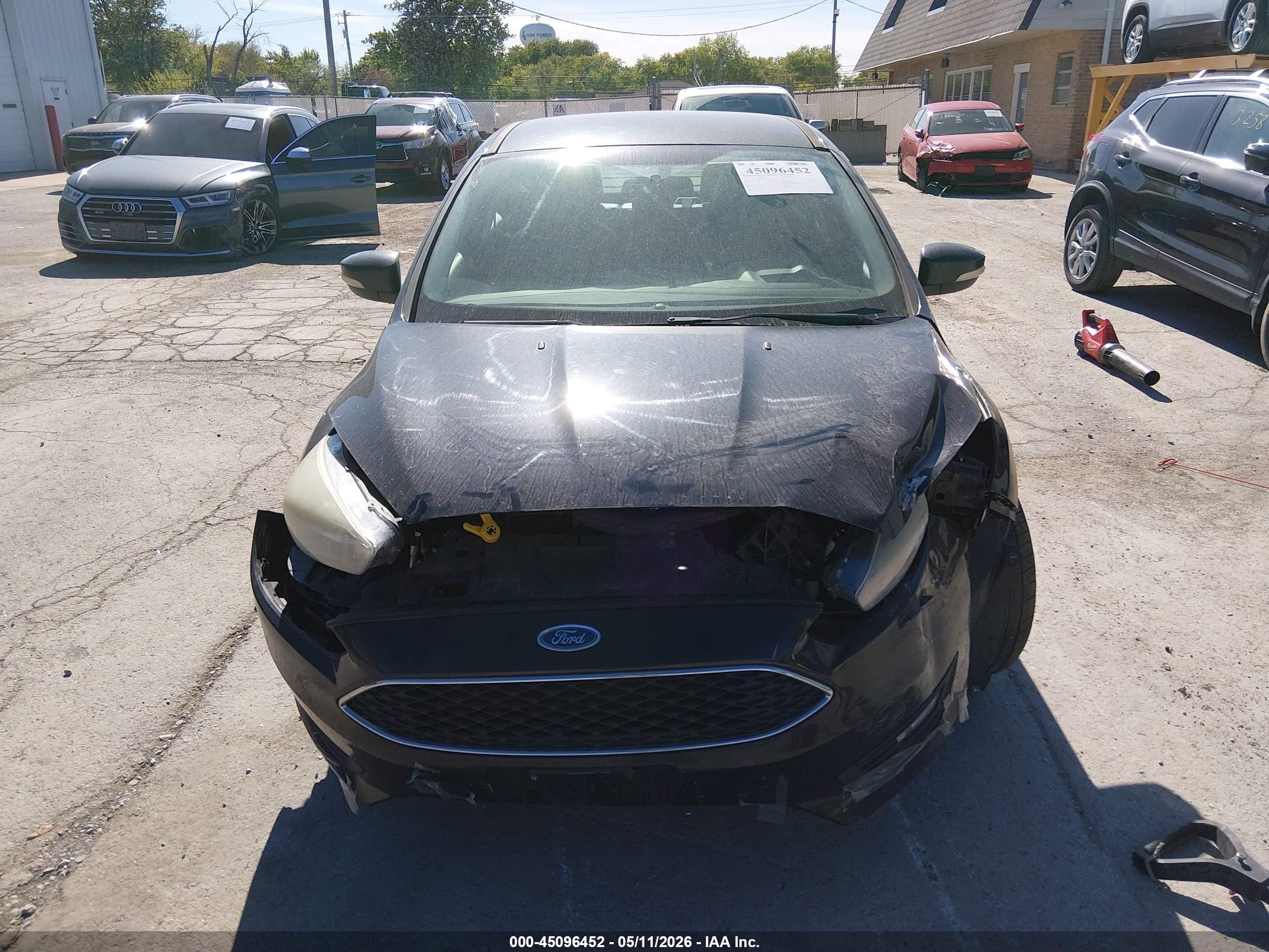 2015 Ford Focus Se Black vin: 1FADP3F22FL200804