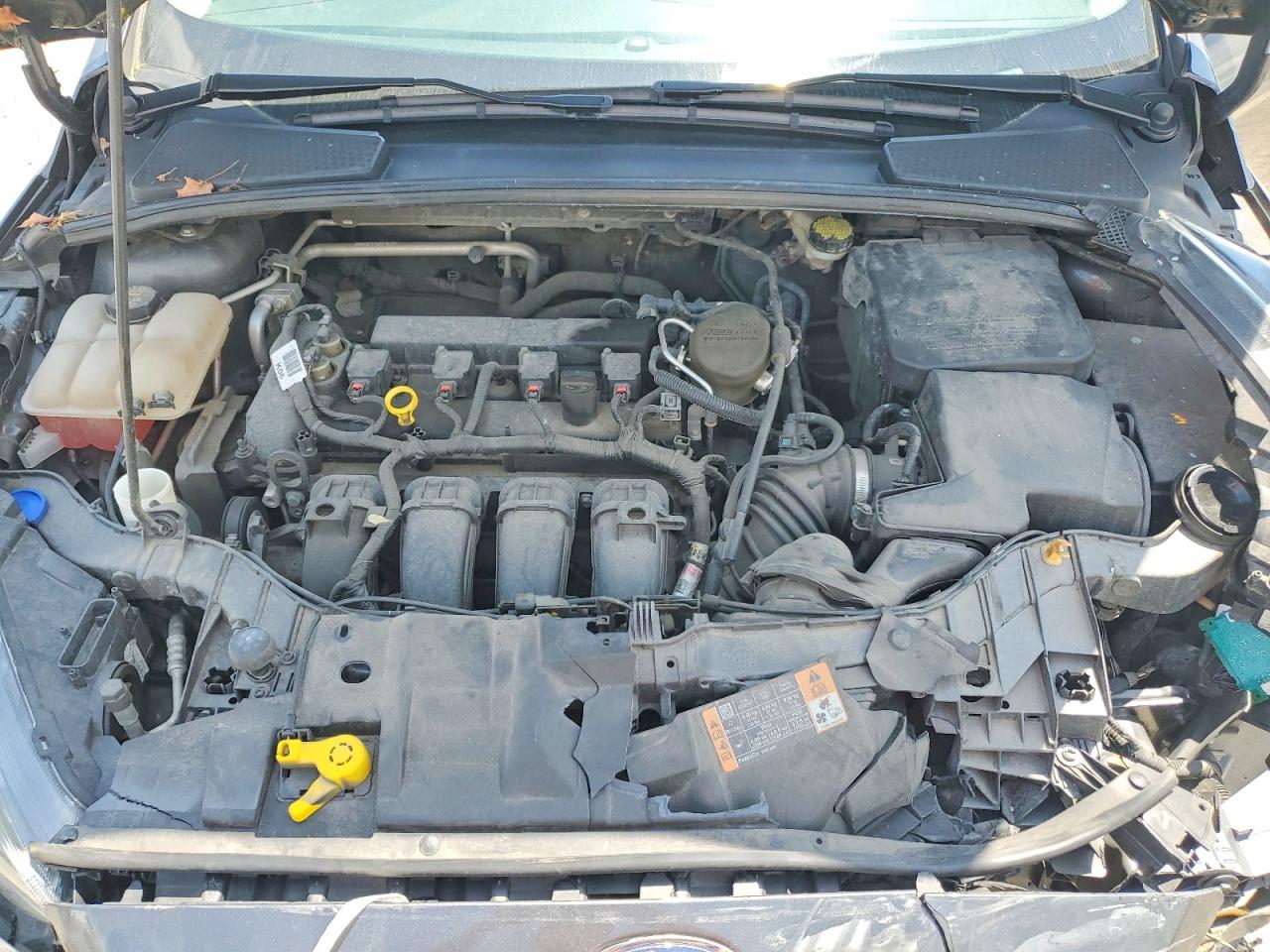 2015 Ford Focus Se Gray vin: 1FADP3F22FL200950