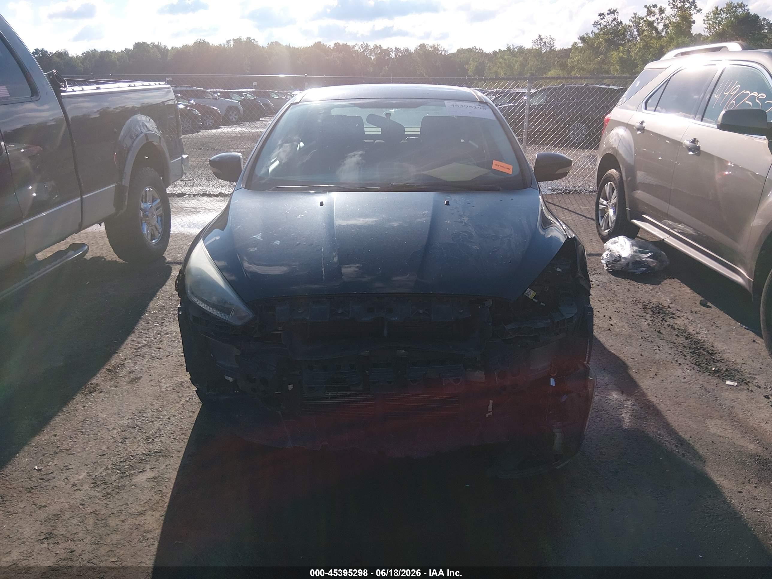 2015 Ford Focus Se Black vin: 1FADP3F22FL210166