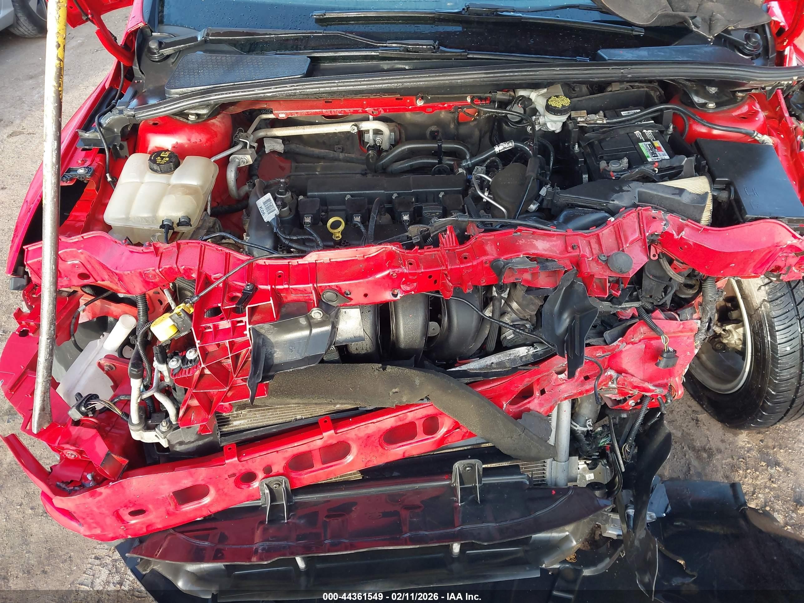 2015 Ford Focus Se Red vin: 1FADP3F22FL277141