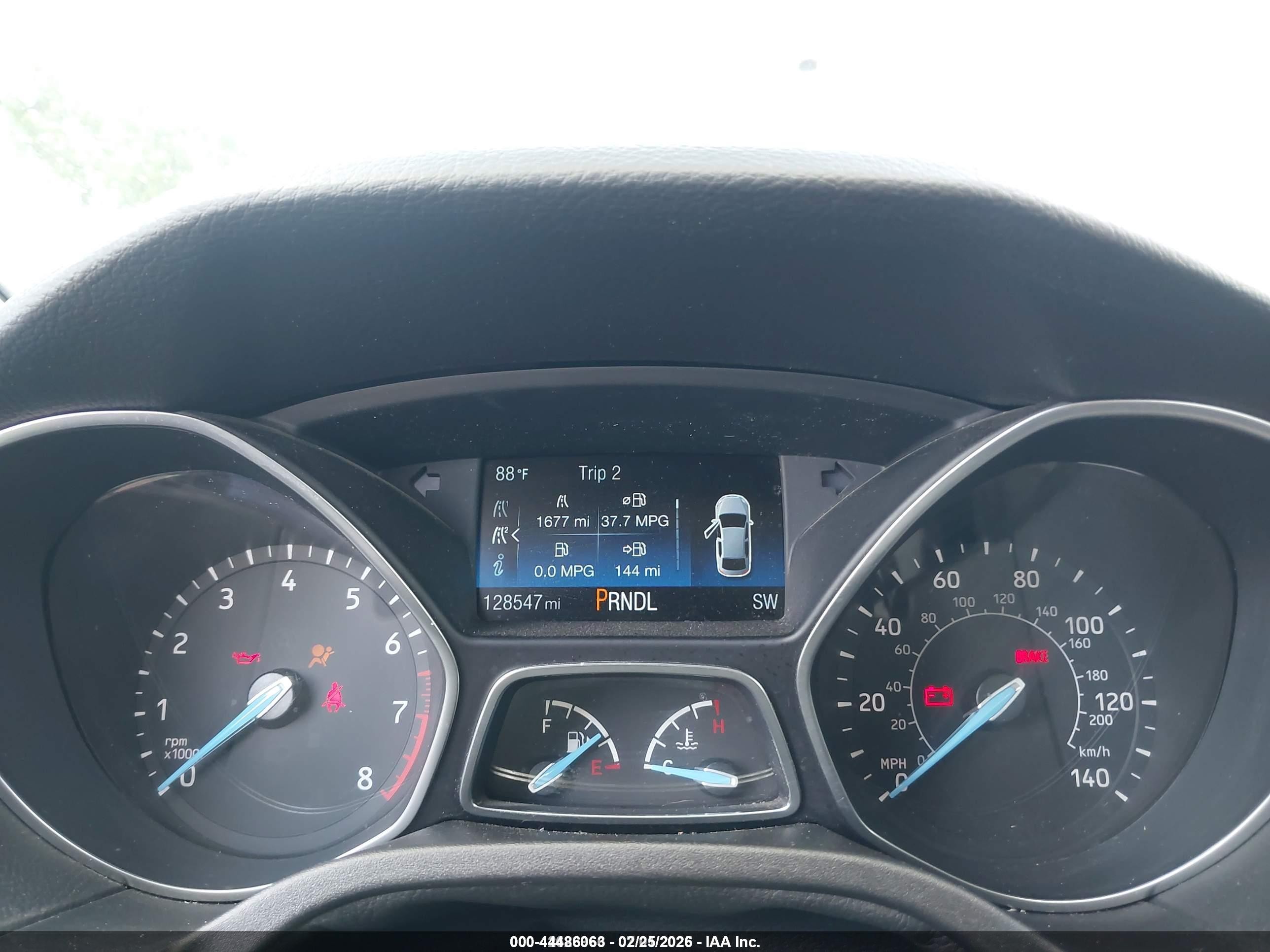 2015 Ford Focus Se Gray vin: 1FADP3F22FL280475
