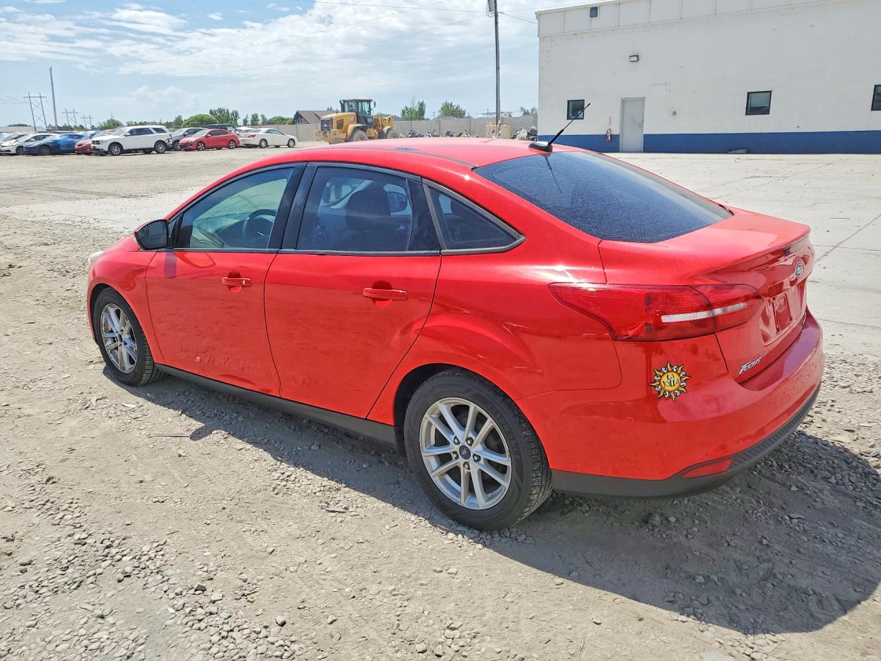 2015 Ford Focus Se Red vin: 1FADP3F22FL281139