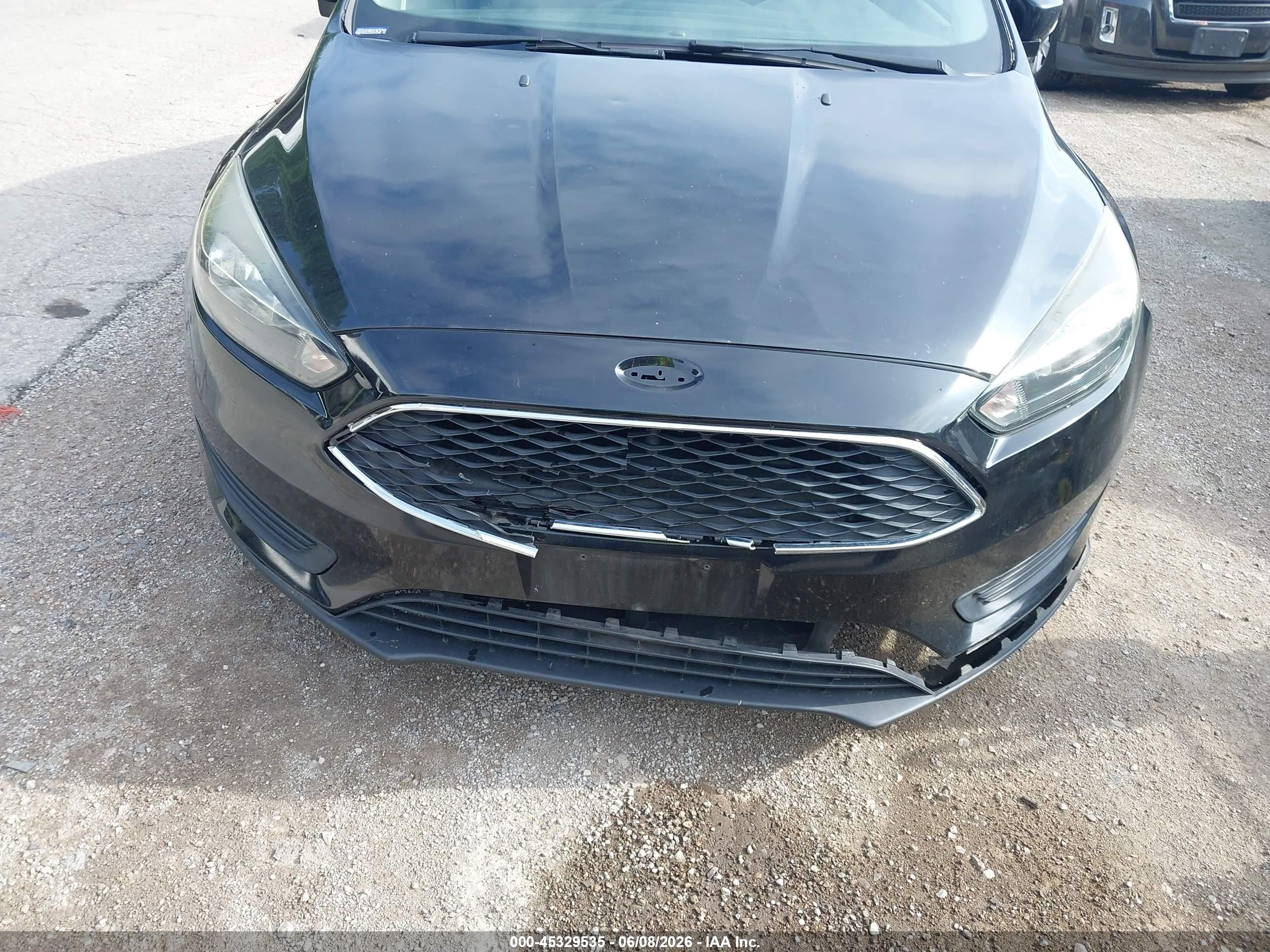 2015 Ford Focus Se Black vin: 1FADP3F22FL295512