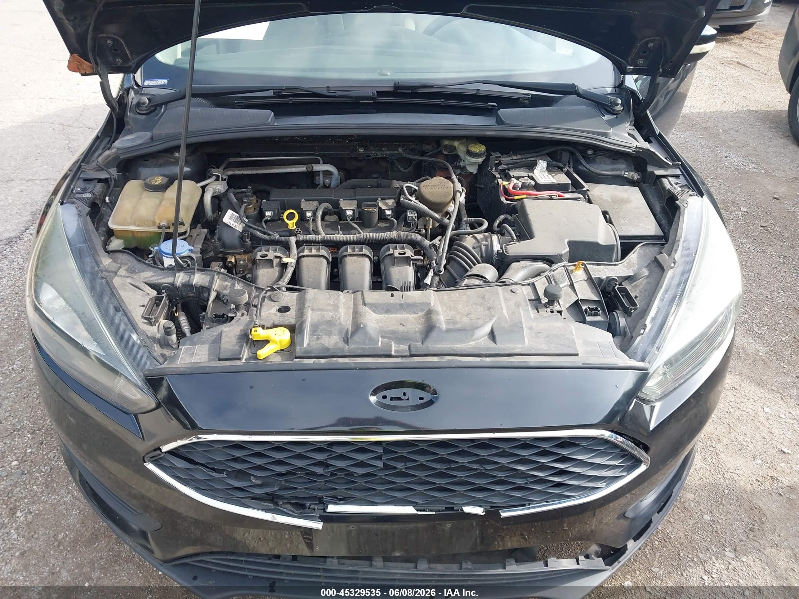 2015 Ford Focus Se Black vin: 1FADP3F22FL295512