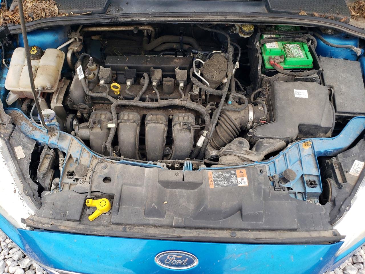 2015 Ford Focus Se Blue vin: 1FADP3F22FL295607