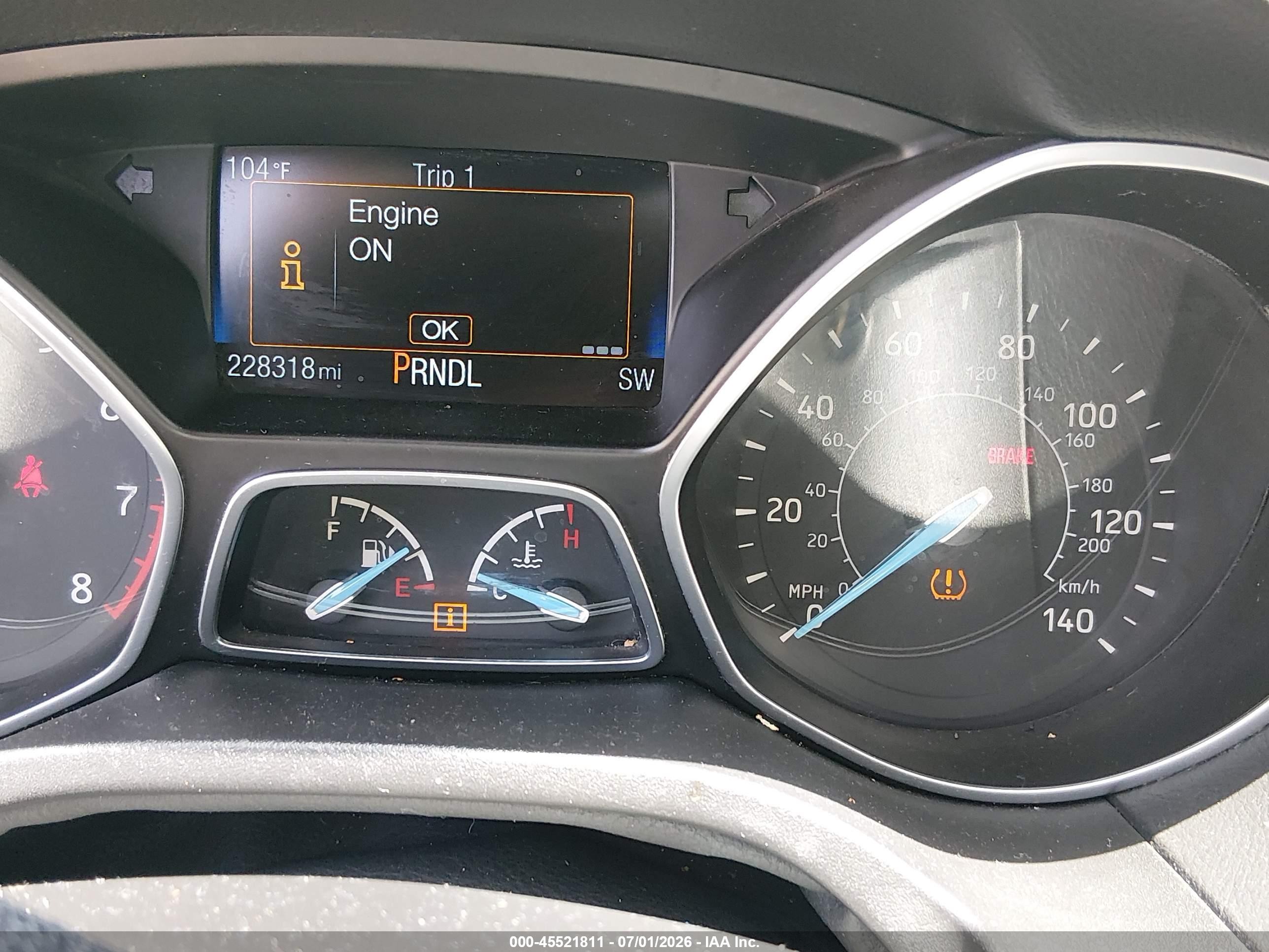2015 Ford Focus Se Gold vin: 1FADP3F22FL307772