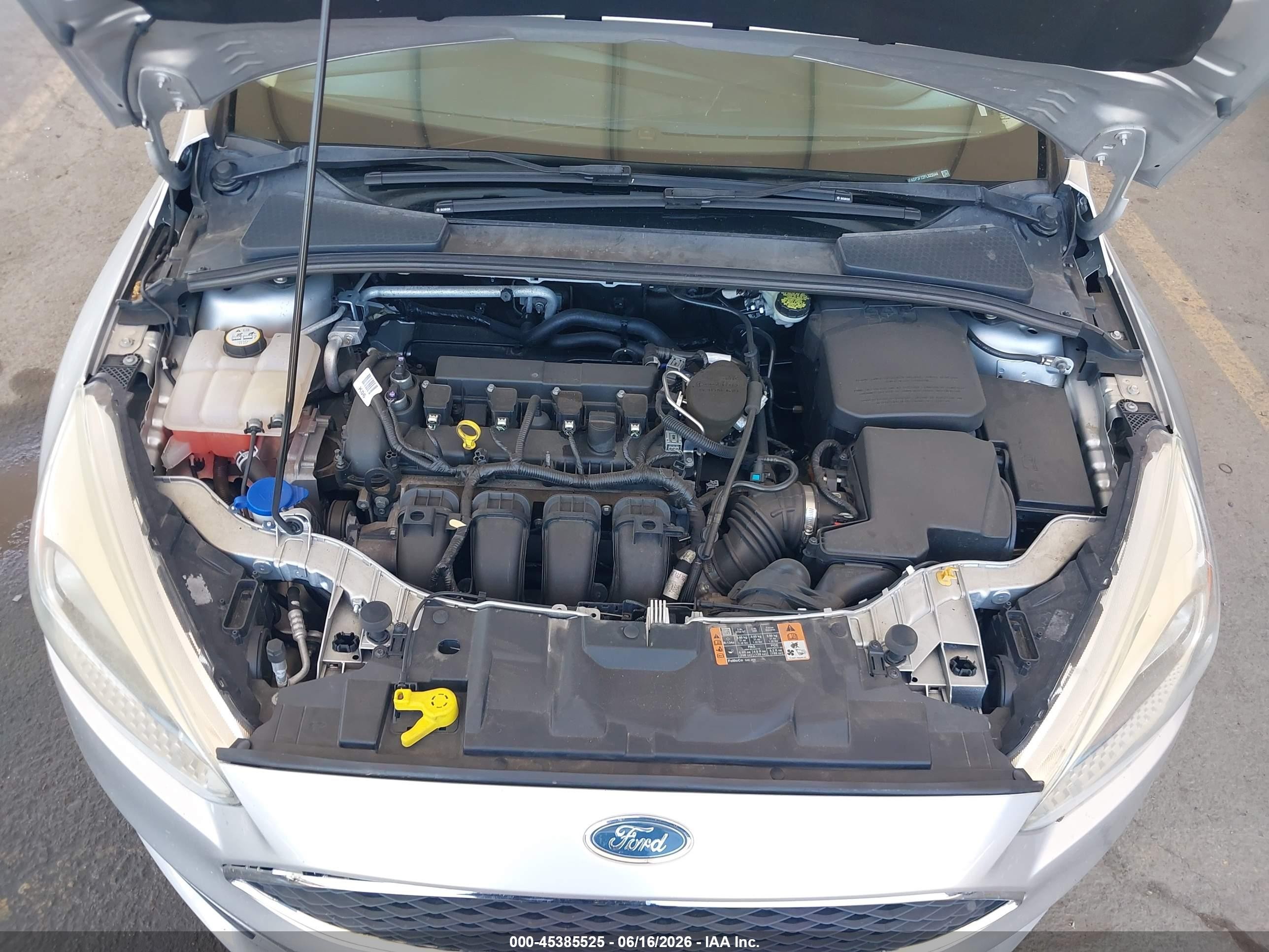 2015 Ford Focus Se Silver vin: 1FADP3F22FL325544