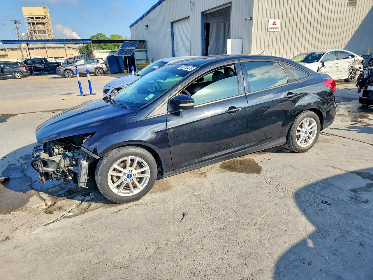 2015 Ford Focus Se Black vin: 1FADP3F22FL340920