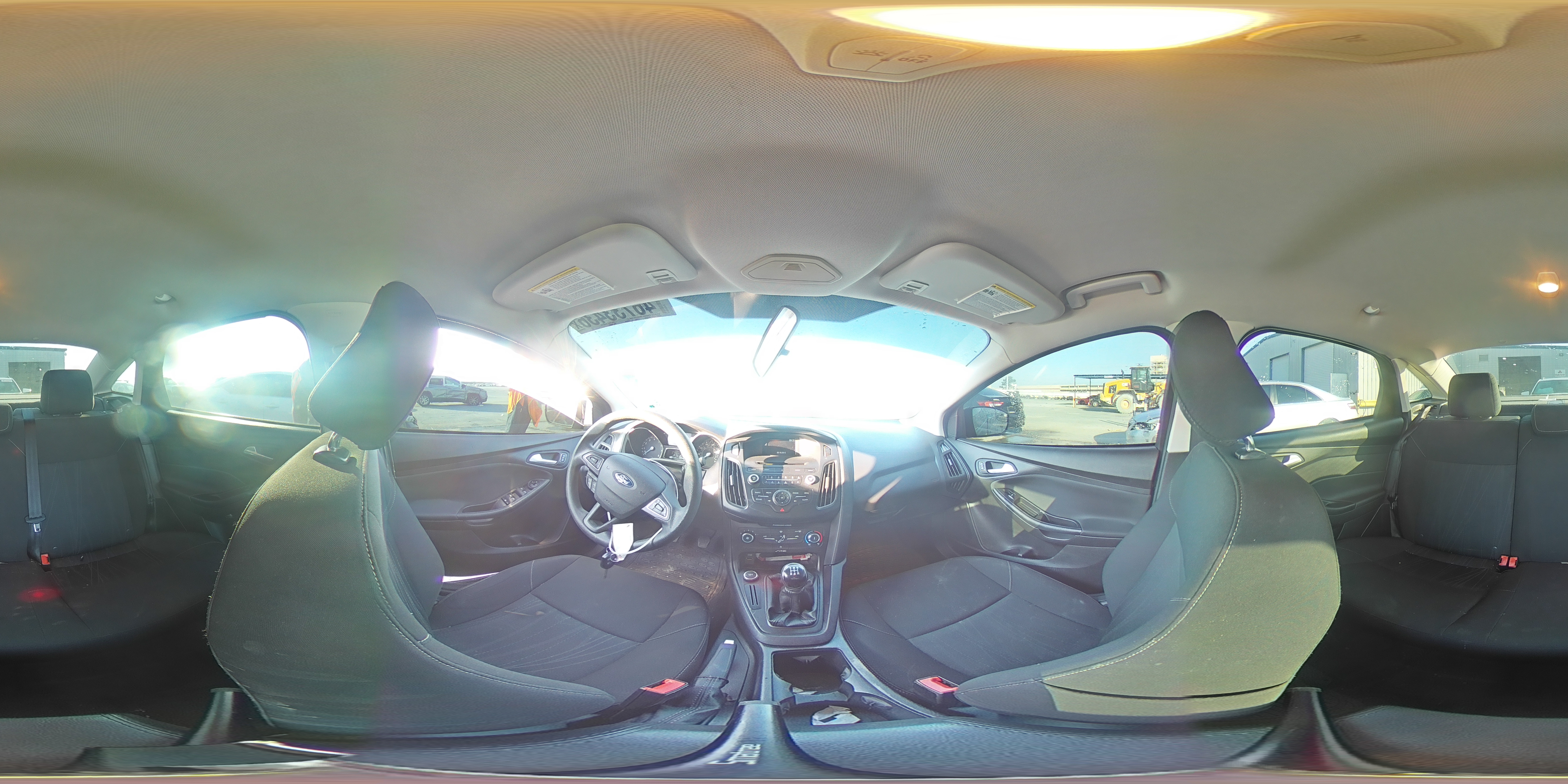 2015 Ford Focus Se Black vin: 1FADP3F22FL340920