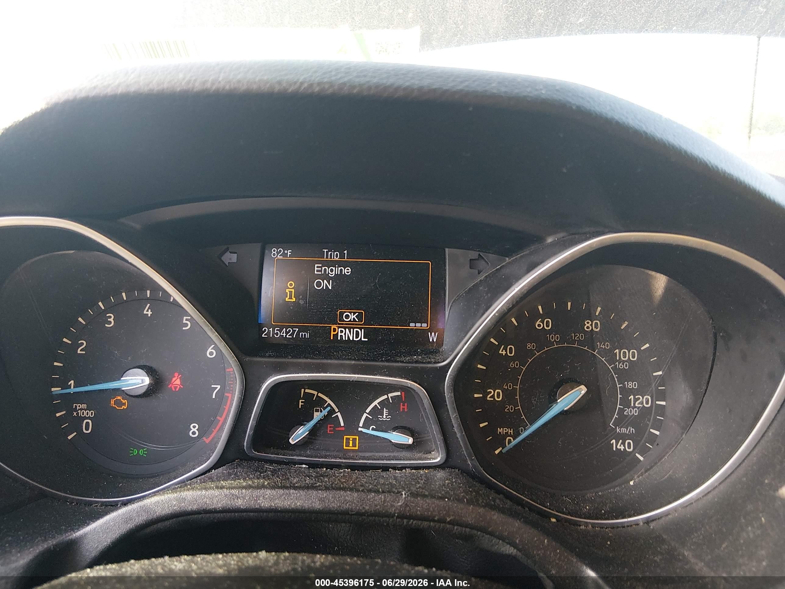 2015 Ford Focus Se Черный vin: 1FADP3F22FL344918