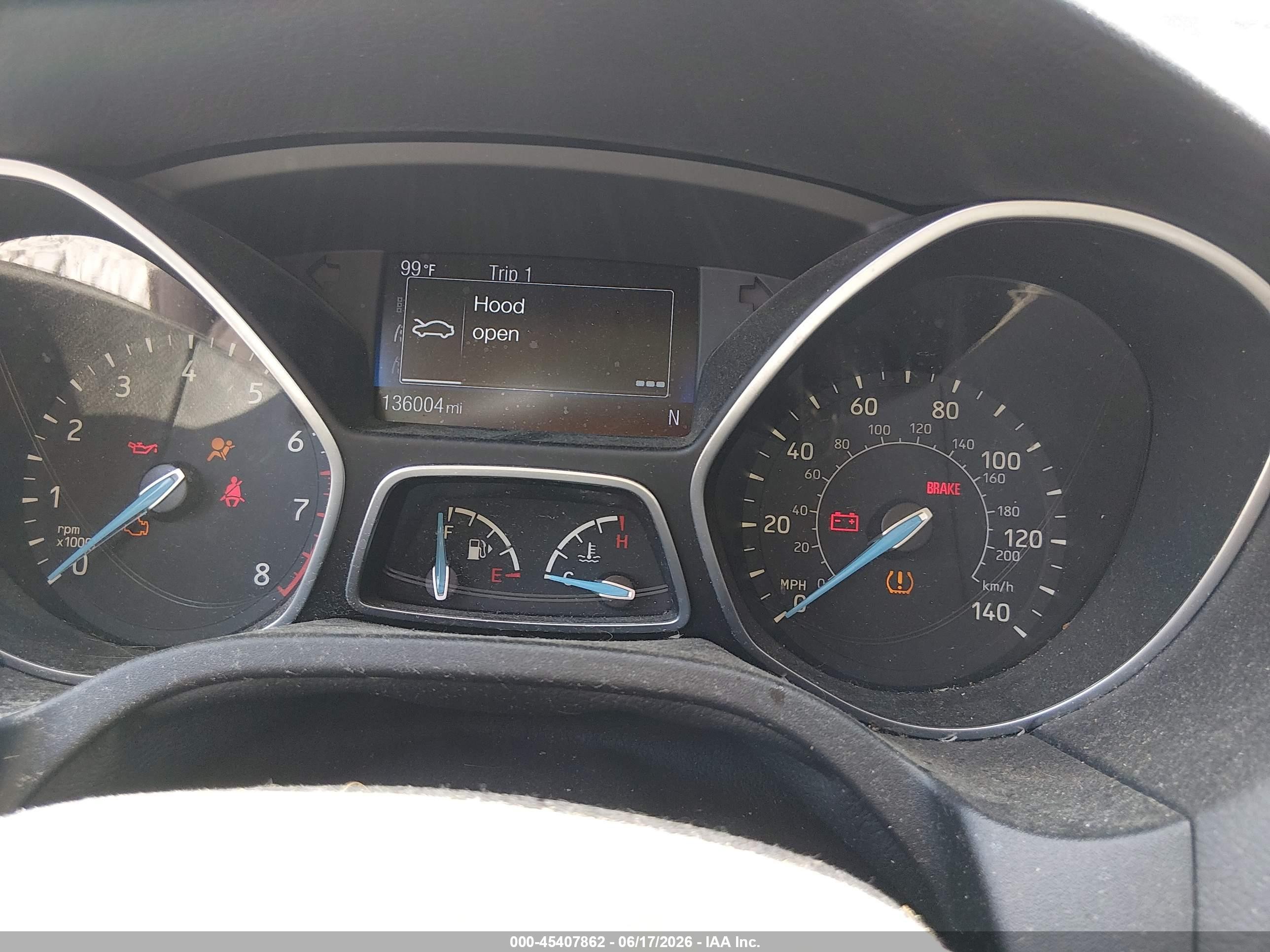 2015 Ford Focus Se Синий vin: 1FADP3F22FL346524