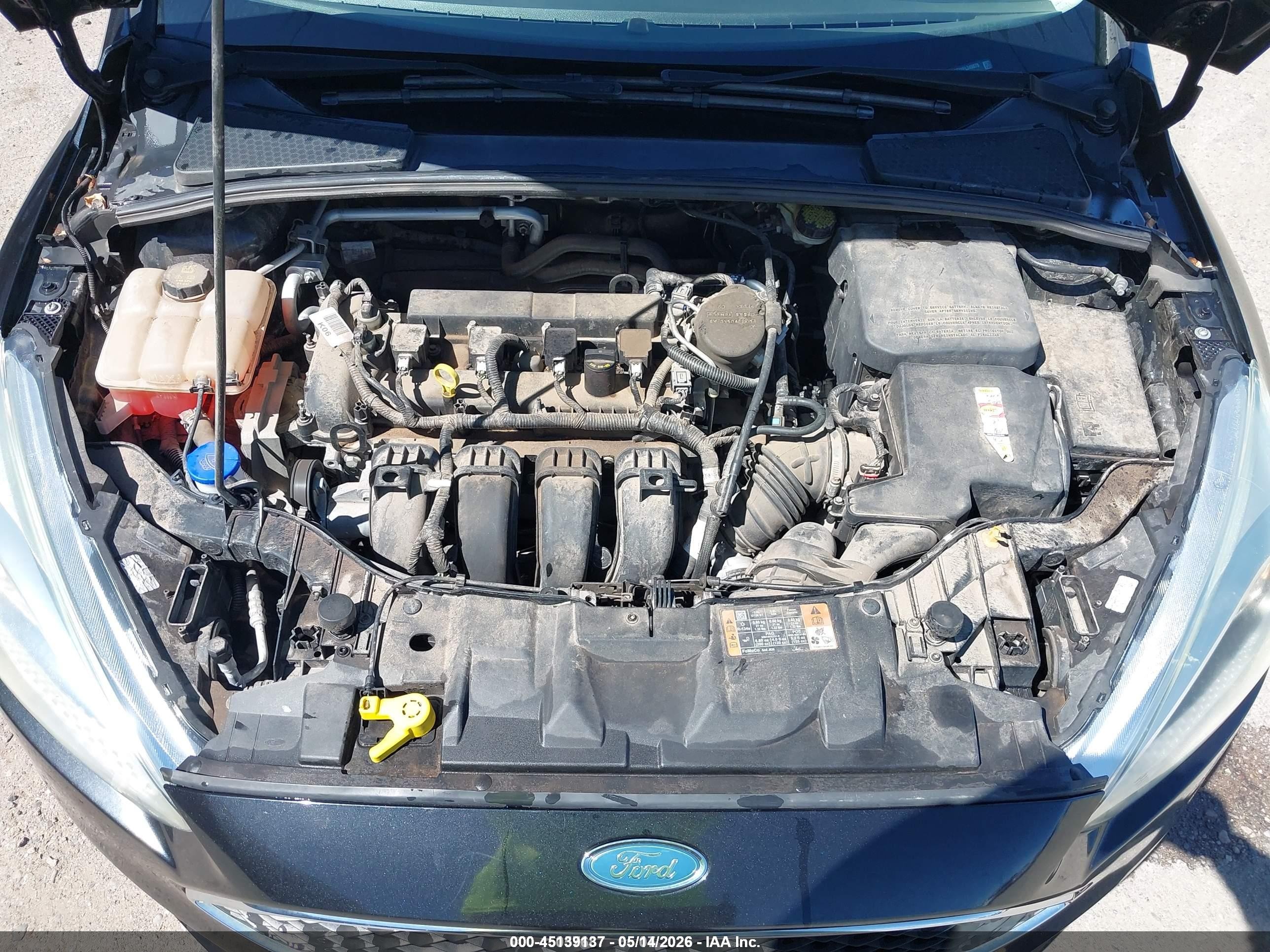 2015 Ford Focus Se Black vin: 1FADP3F22FL349875