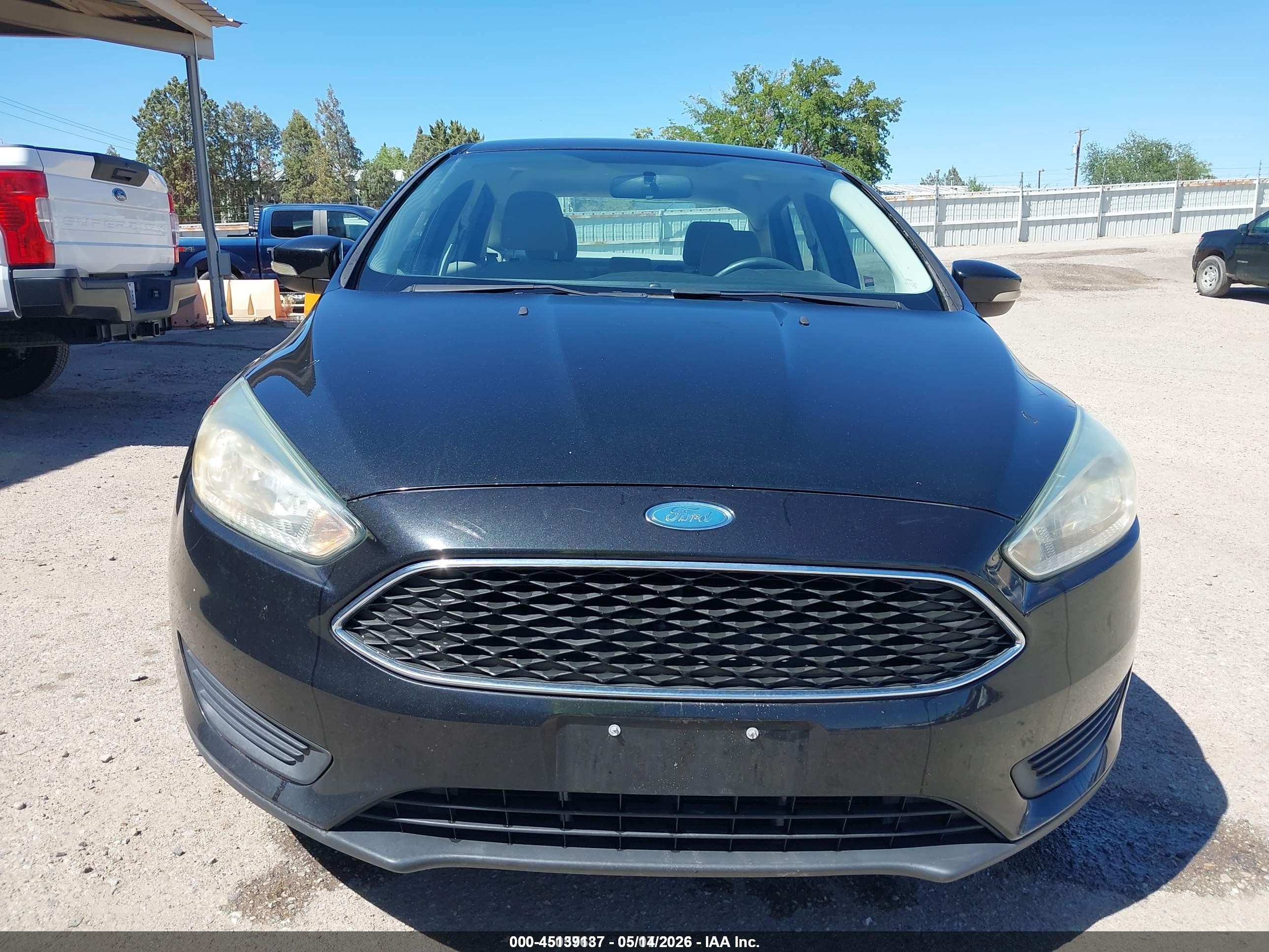 2015 Ford Focus Se Black vin: 1FADP3F22FL349875