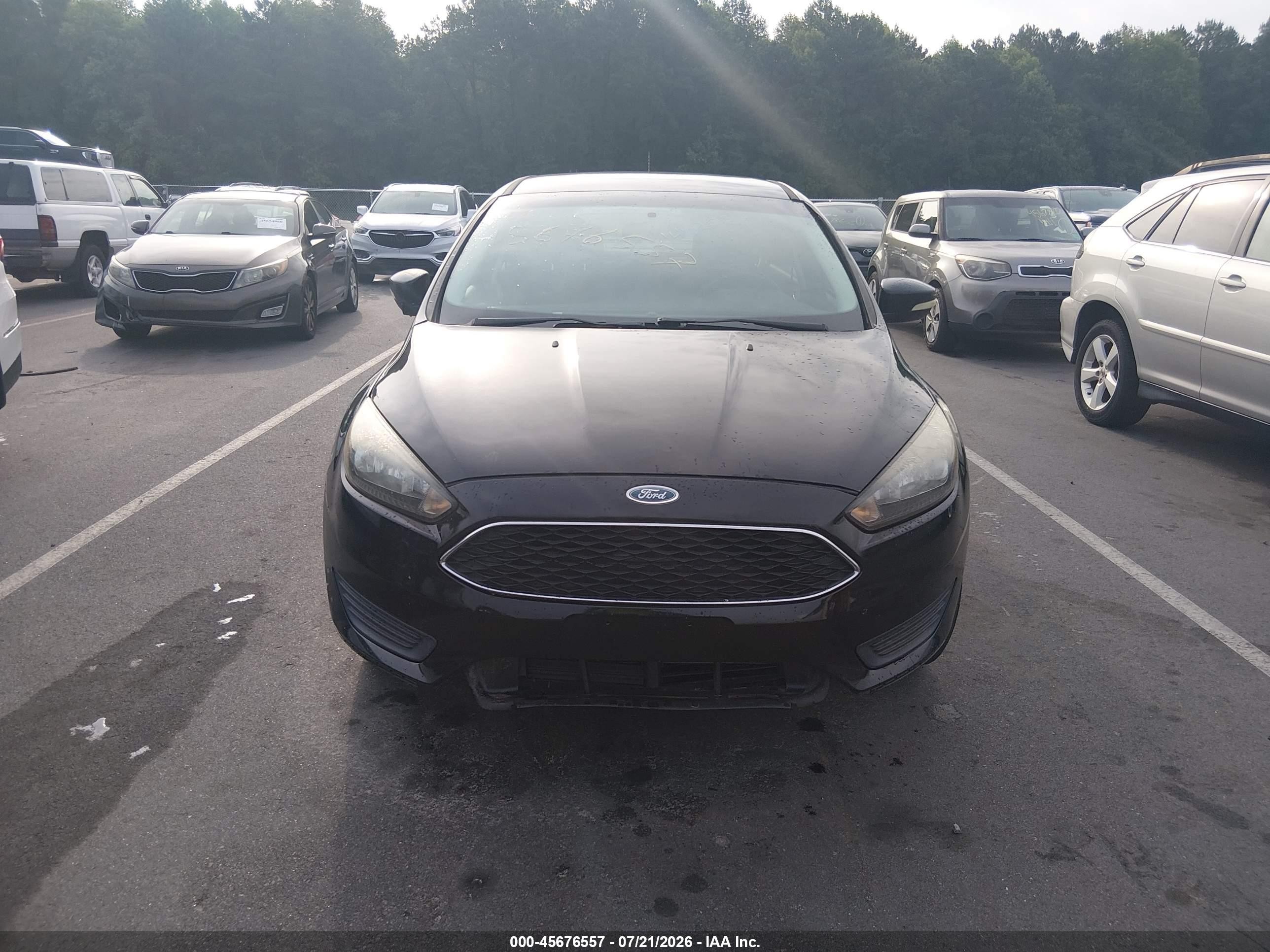 2015 Ford Focus Se Black vin: 1FADP3F22FL360519