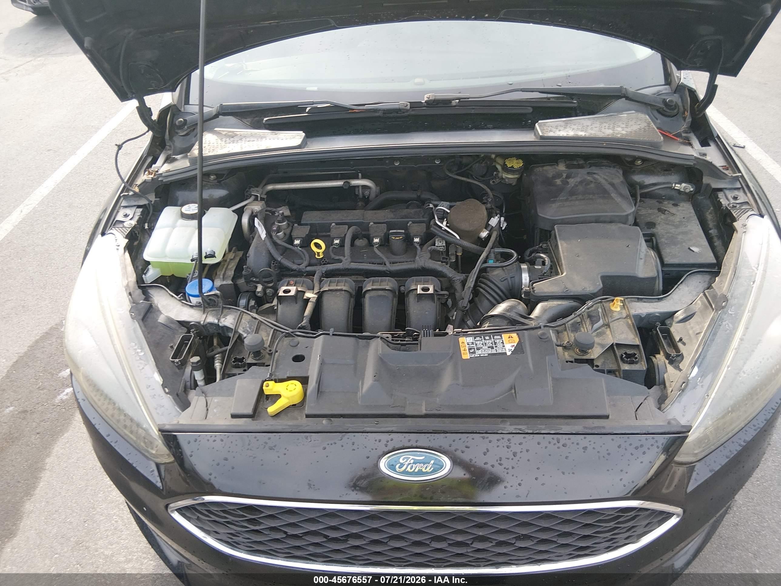 2015 Ford Focus Se Black vin: 1FADP3F22FL360519