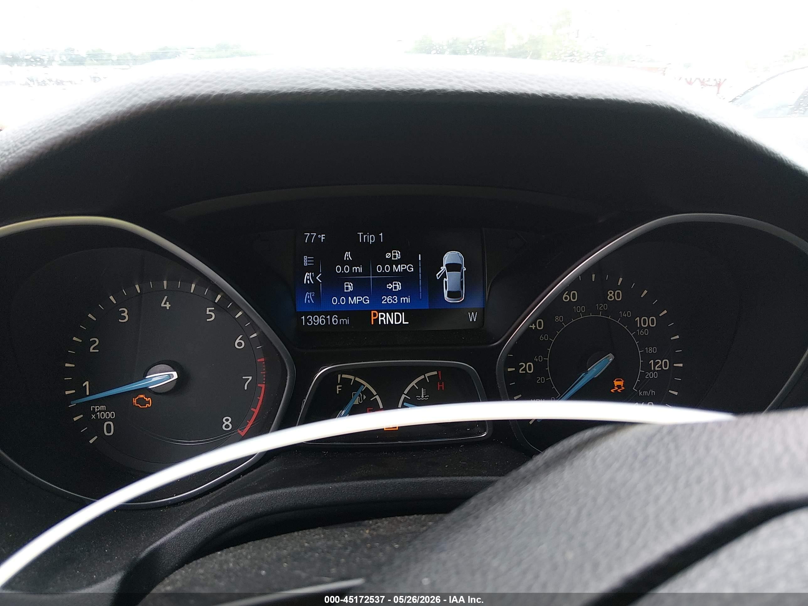 2015 Ford Focus Se Красный vin: 1FADP3F22FL365333
