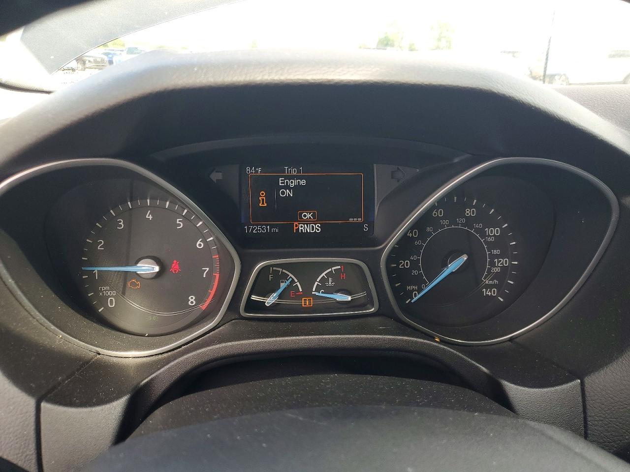 2015 Ford Focus Se Gray vin: 1FADP3F22FL385307
