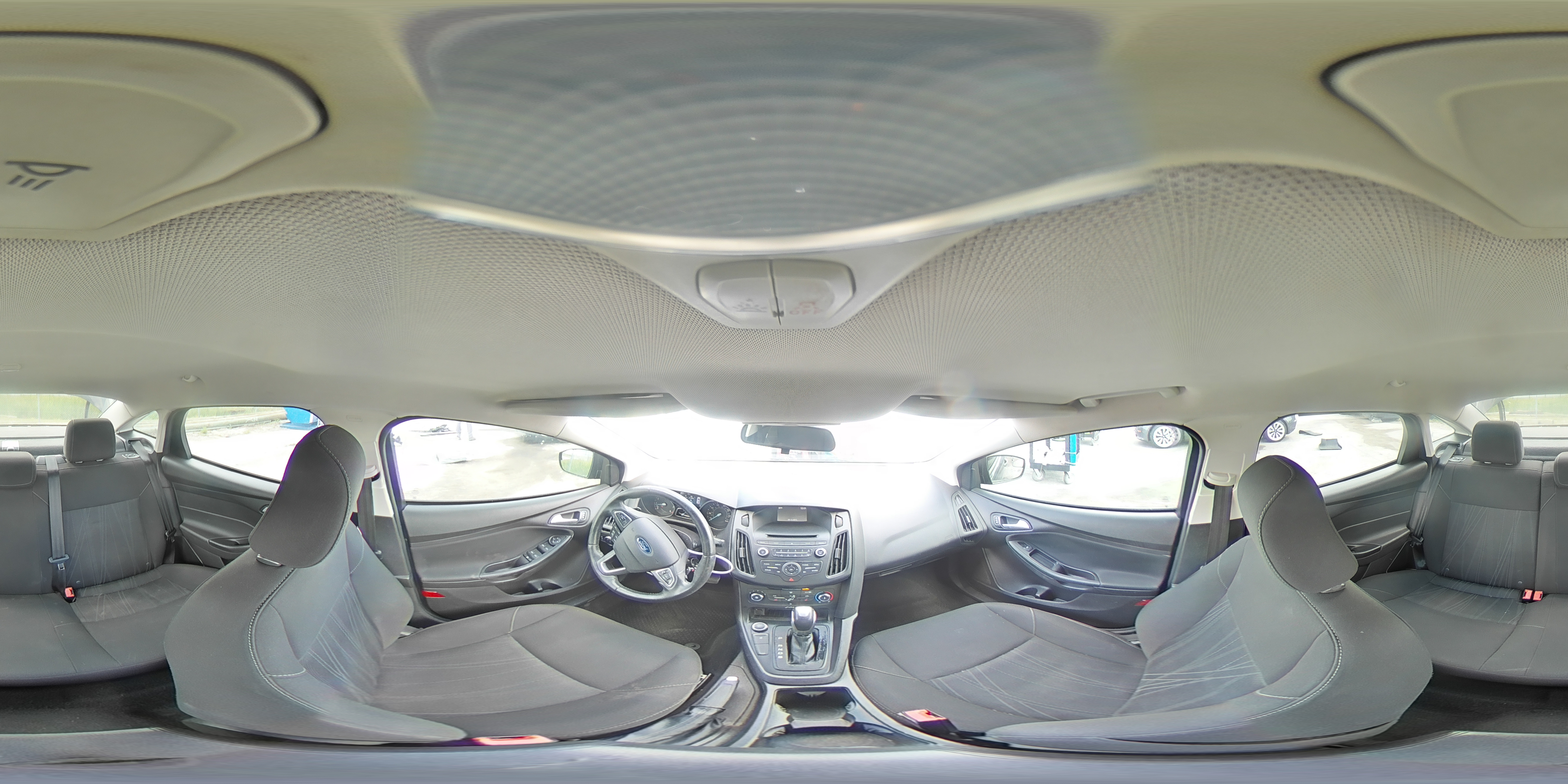 2015 Ford Focus Se Gray vin: 1FADP3F22FL385307
