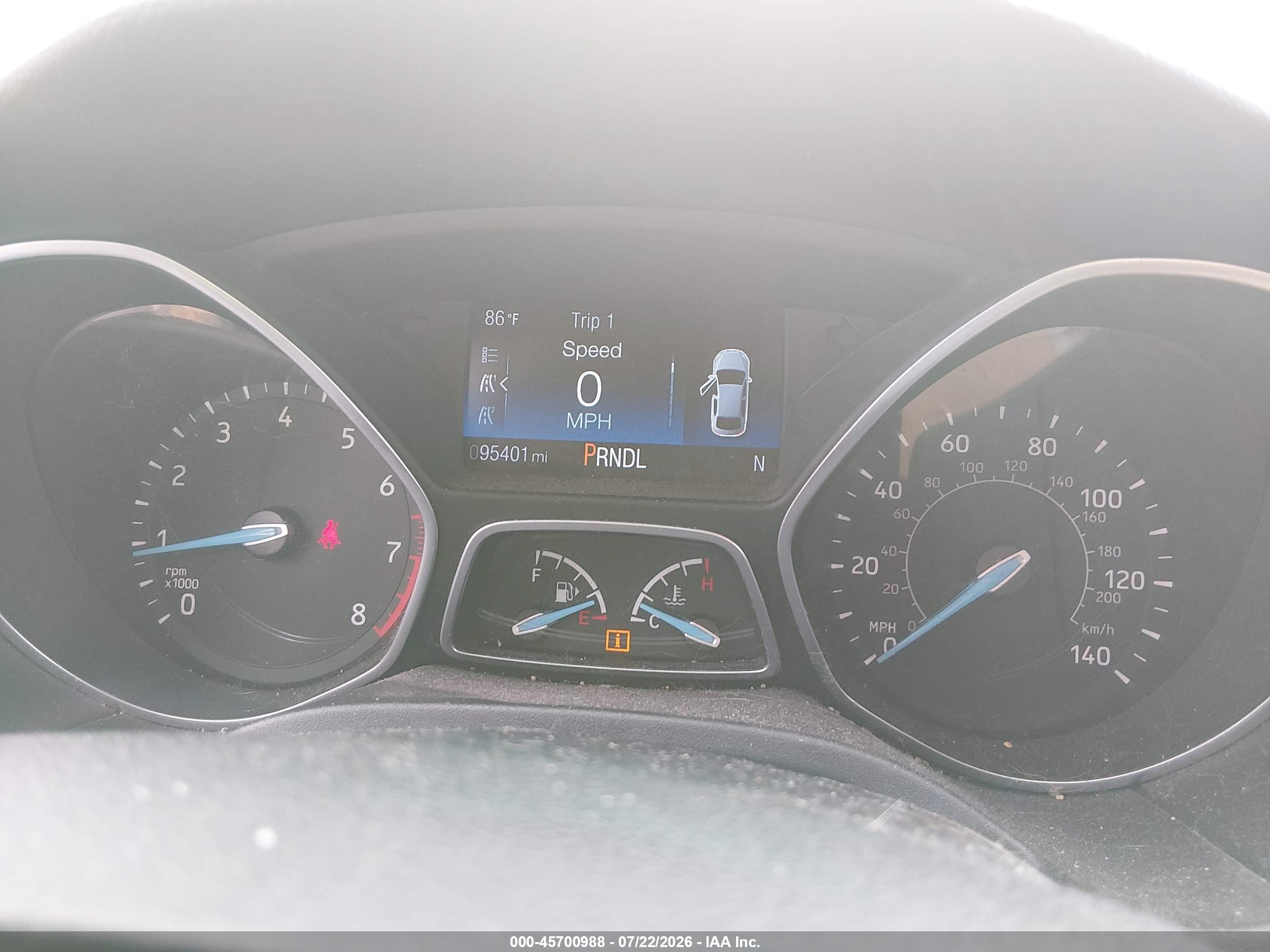 2015 Ford Focus Se White vin: 1FADP3F22FL385436