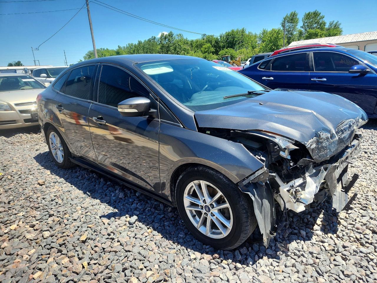 2016 Ford Focus Se Charcoal vin: 1FADP3F22GL403094