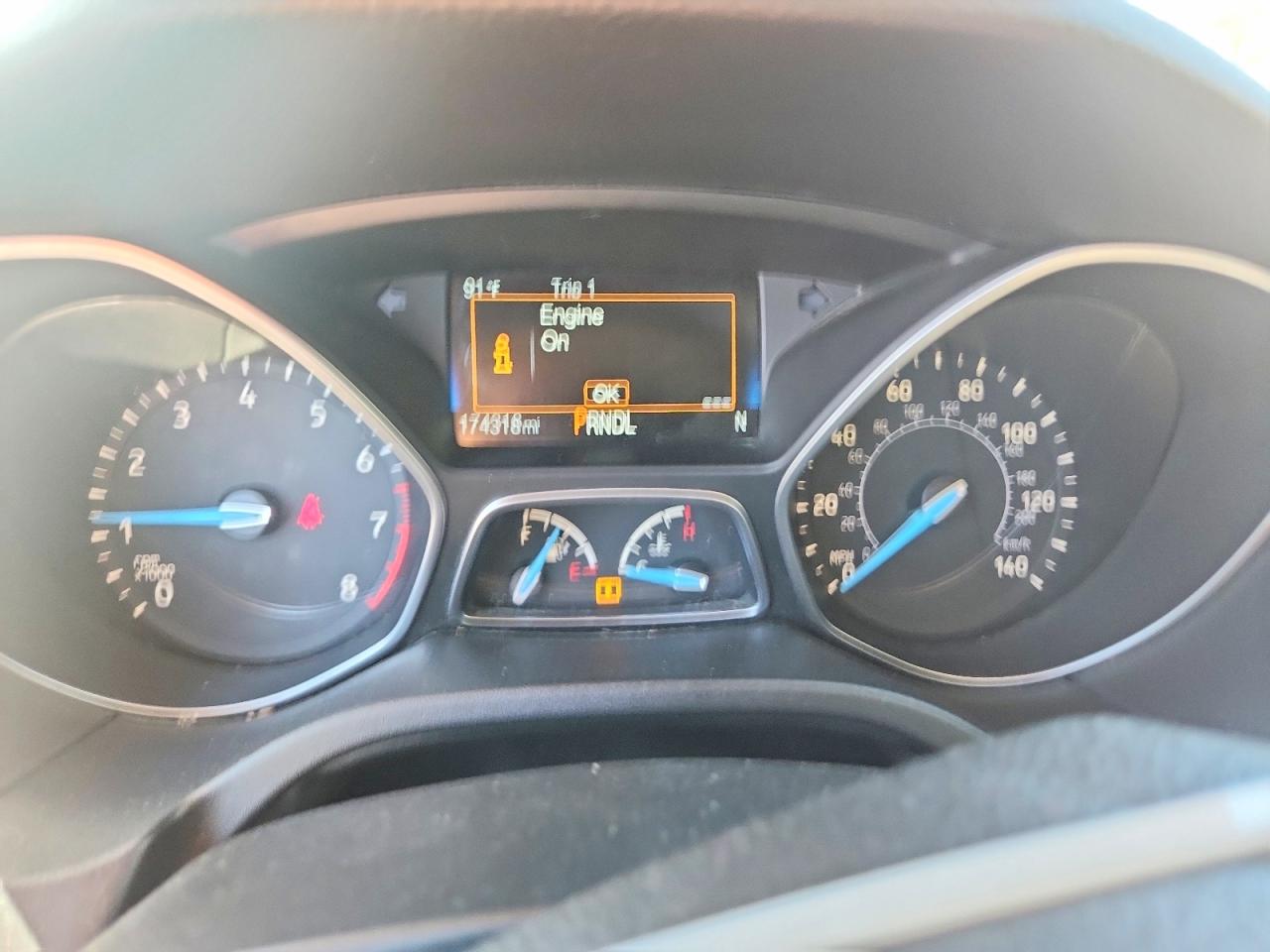 2016 Ford Focus Se Charcoal vin: 1FADP3F22GL403094