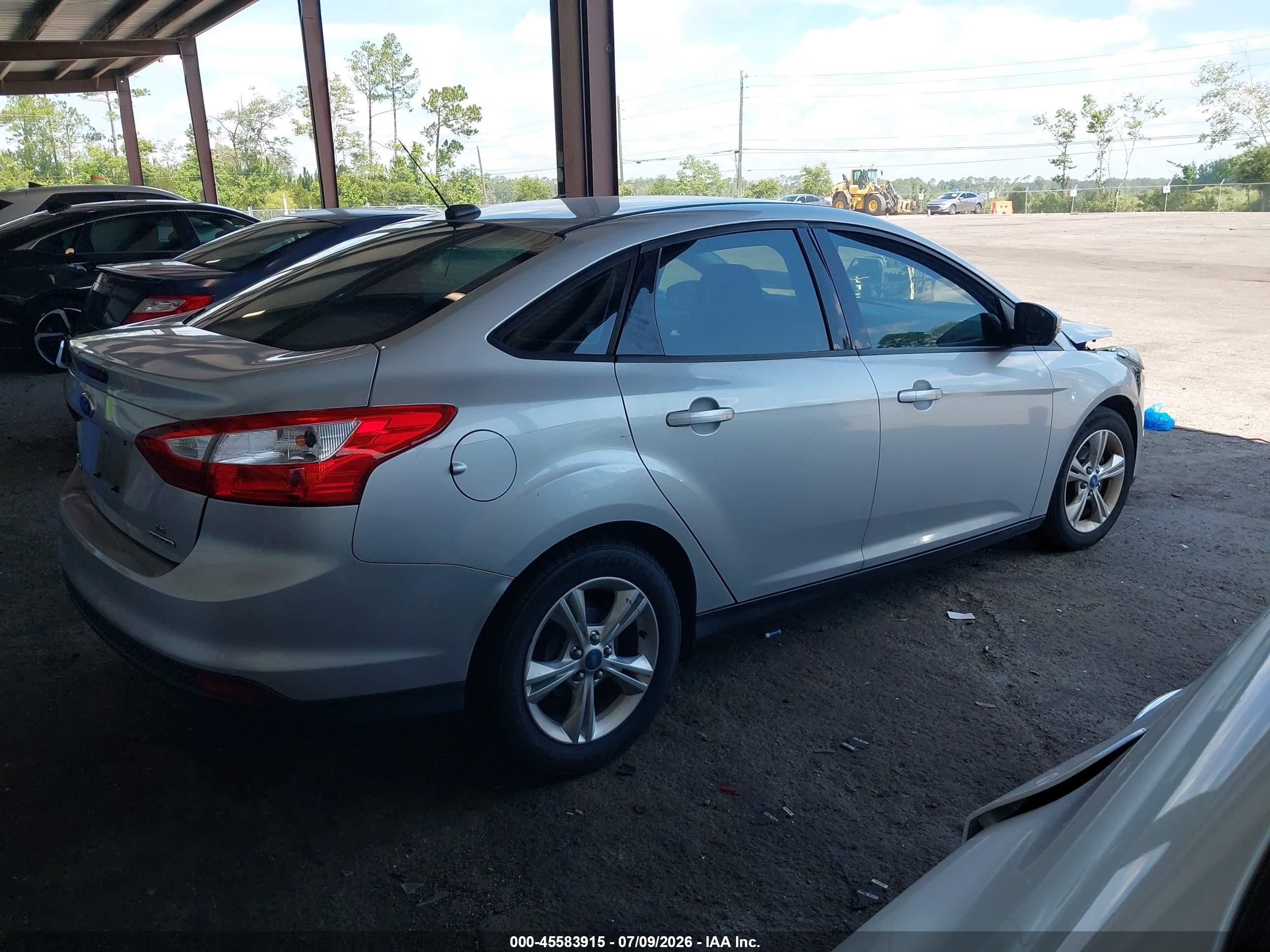 2013 Ford Focus Se Silver vin: 1FADP3F23DL111871