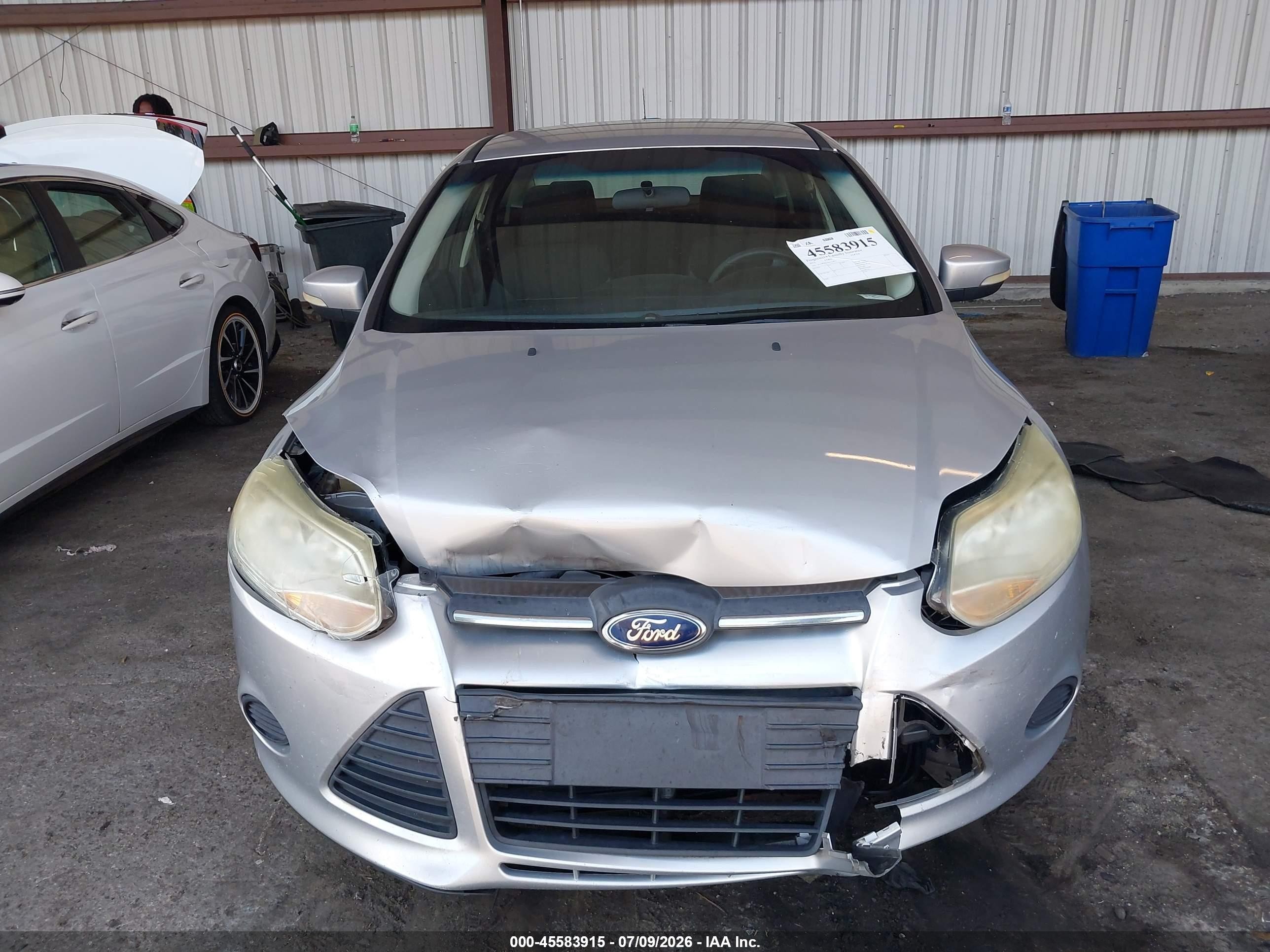 2013 Ford Focus Se Silver vin: 1FADP3F23DL111871