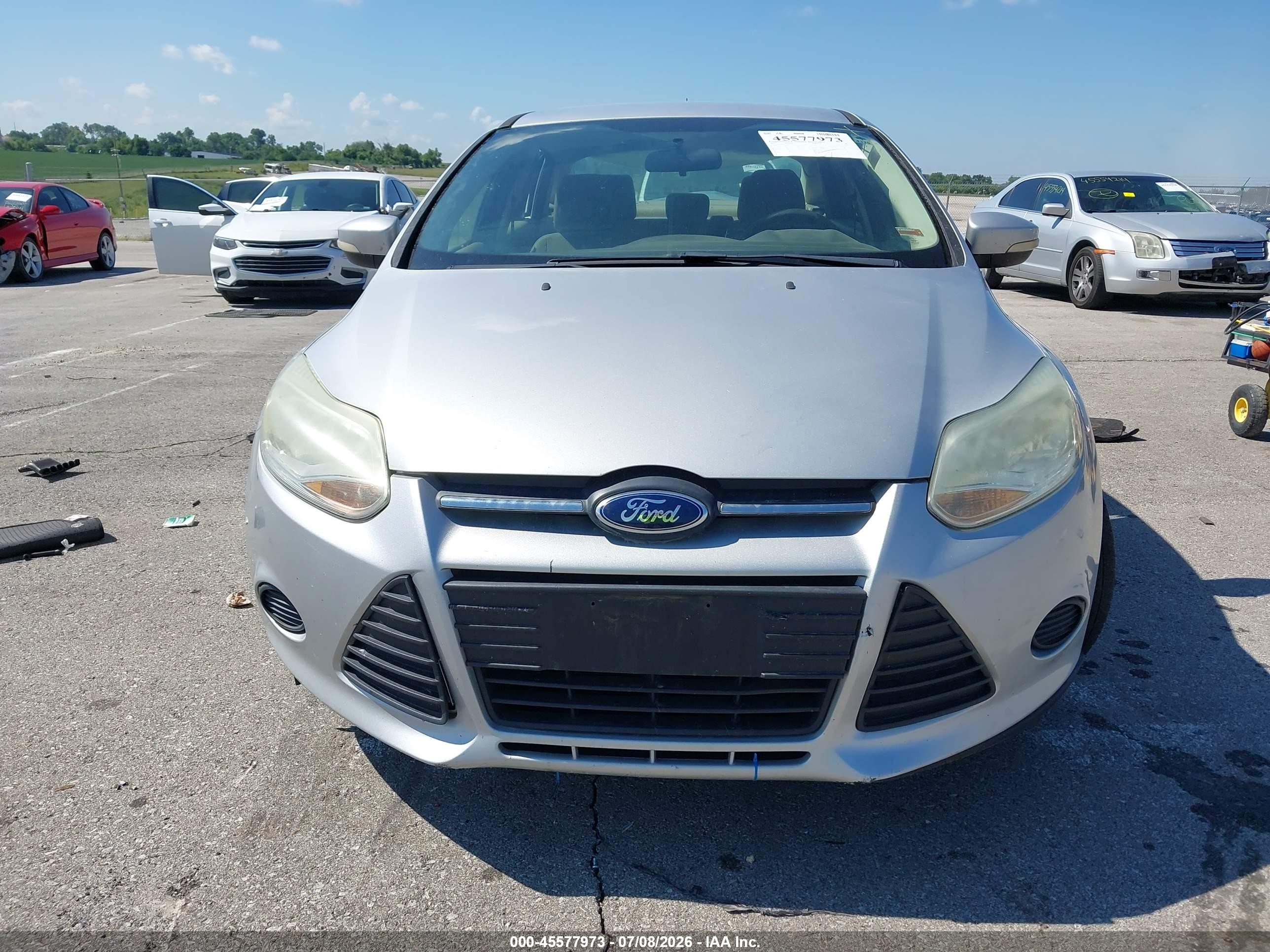 2013 Ford Focus Se Silver vin: 1FADP3F23DL125205