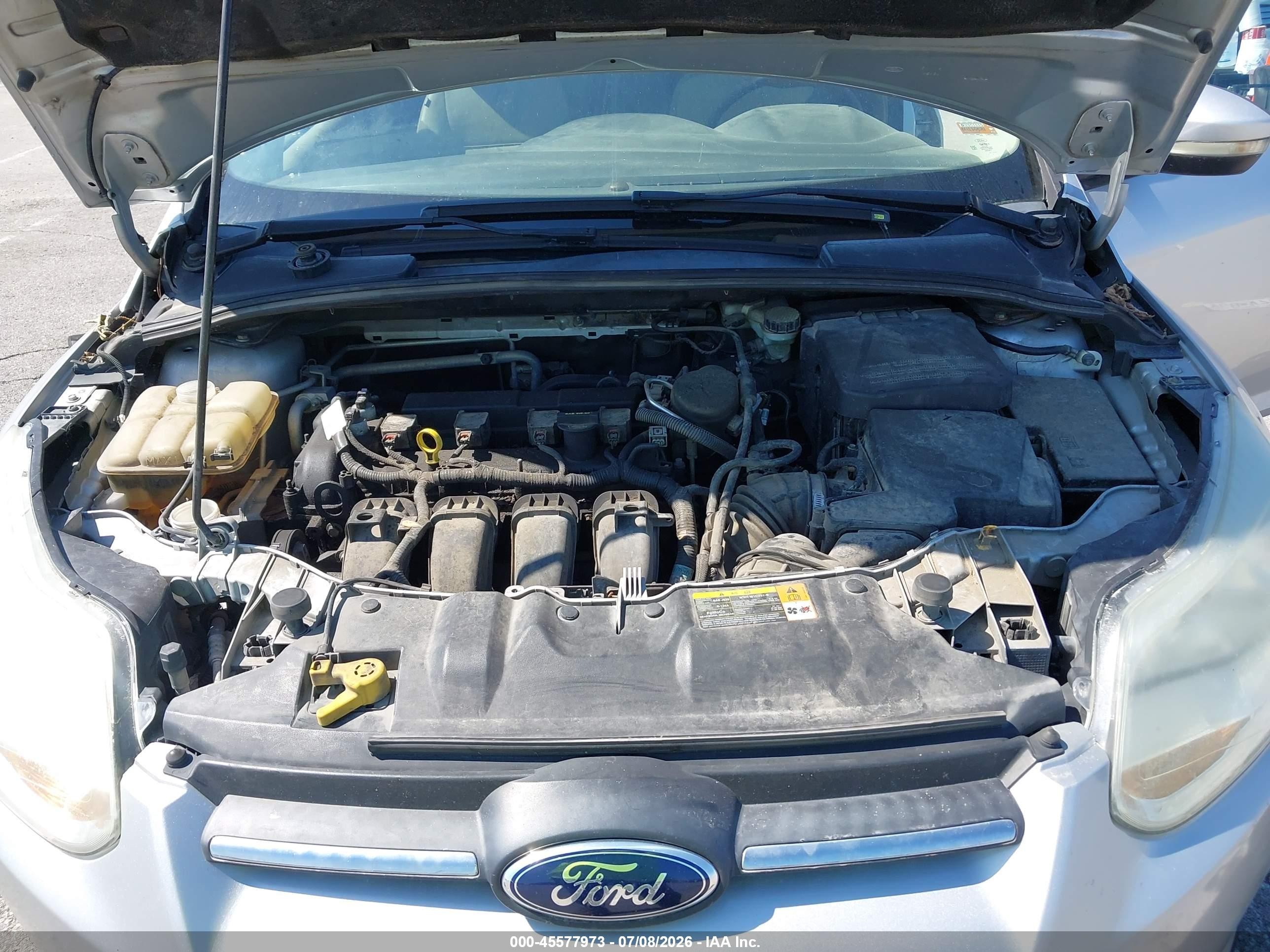 2013 Ford Focus Se Silver vin: 1FADP3F23DL125205