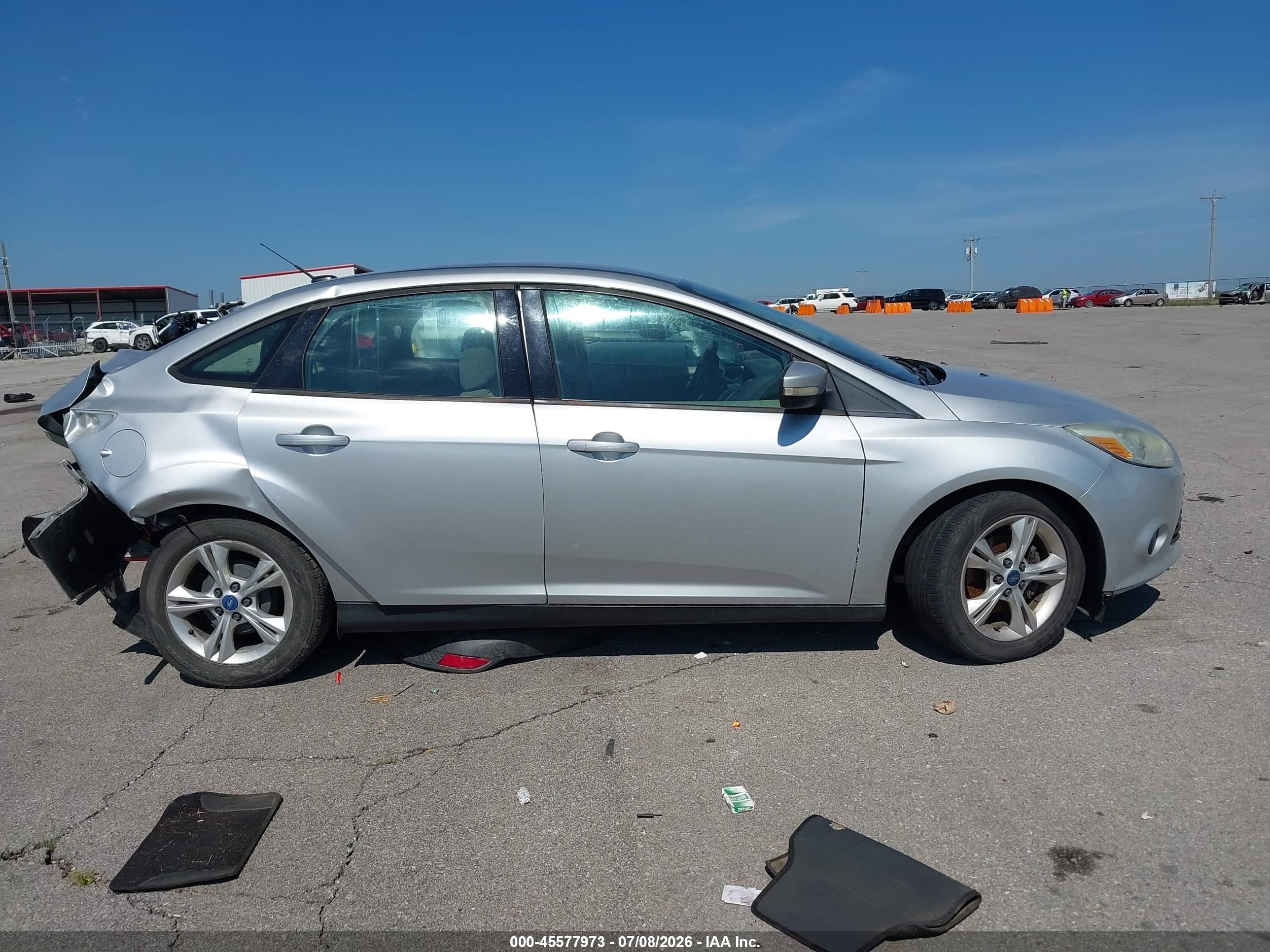 2013 Ford Focus Se Silver vin: 1FADP3F23DL125205