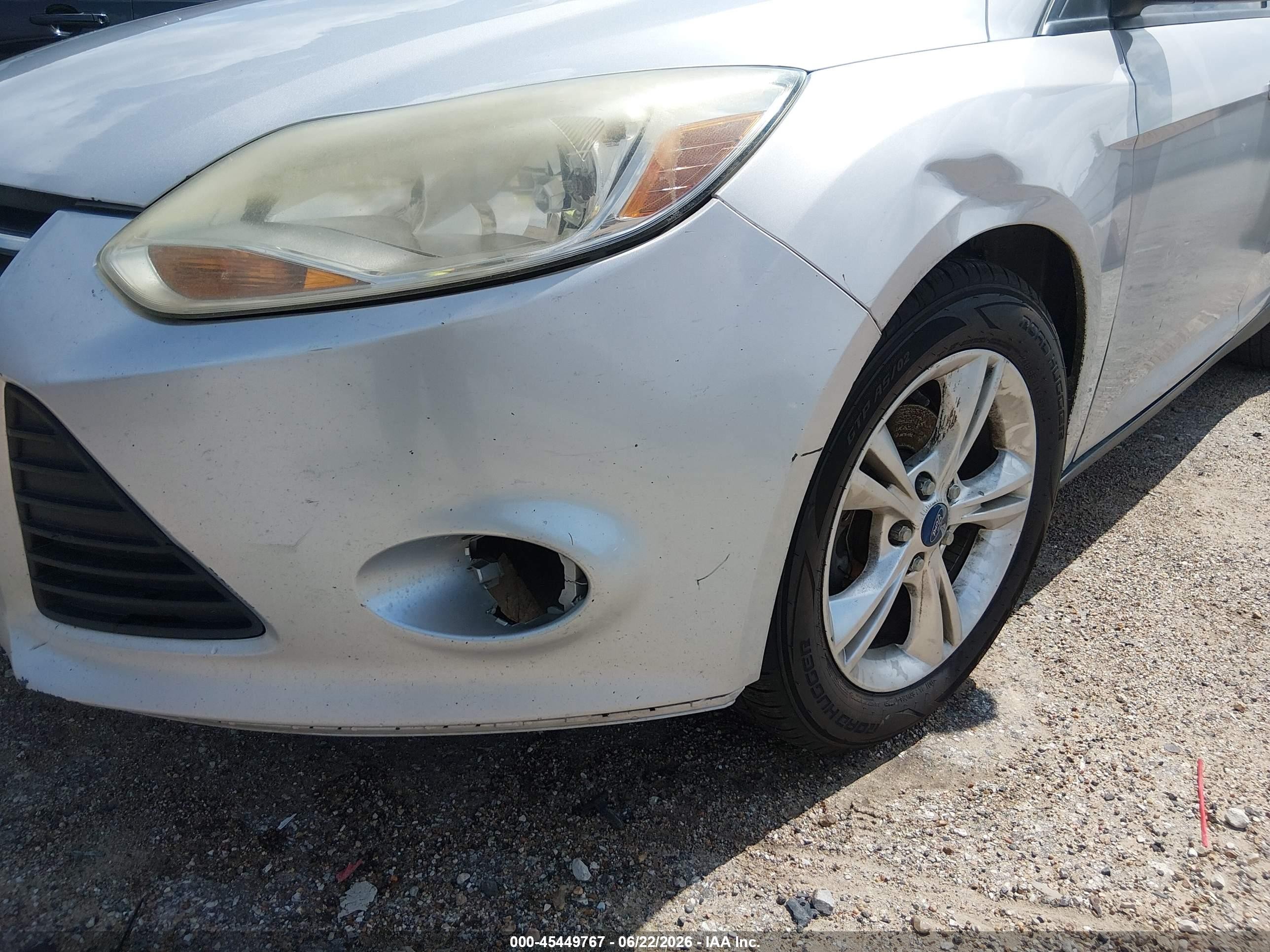 2013 Ford Focus Se Silver vin: 1FADP3F23DL133059