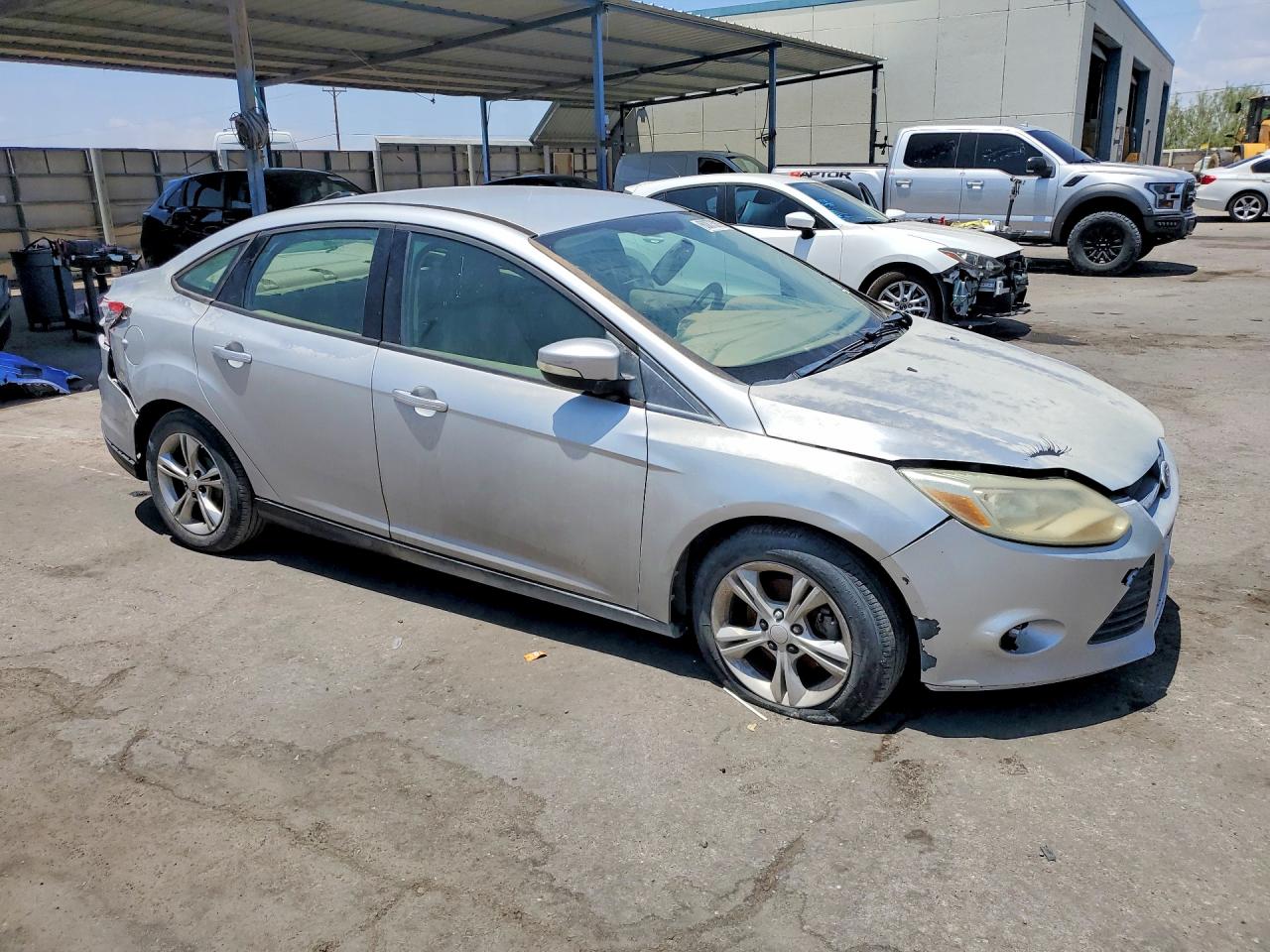 2013 Ford Focus Se Silver vin: 1FADP3F23DL137967