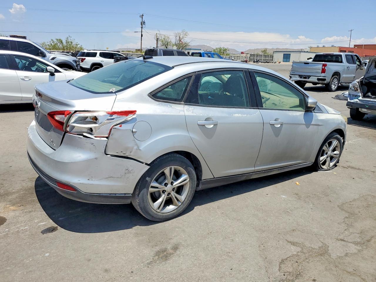 2013 Ford Focus Se Silver vin: 1FADP3F23DL137967